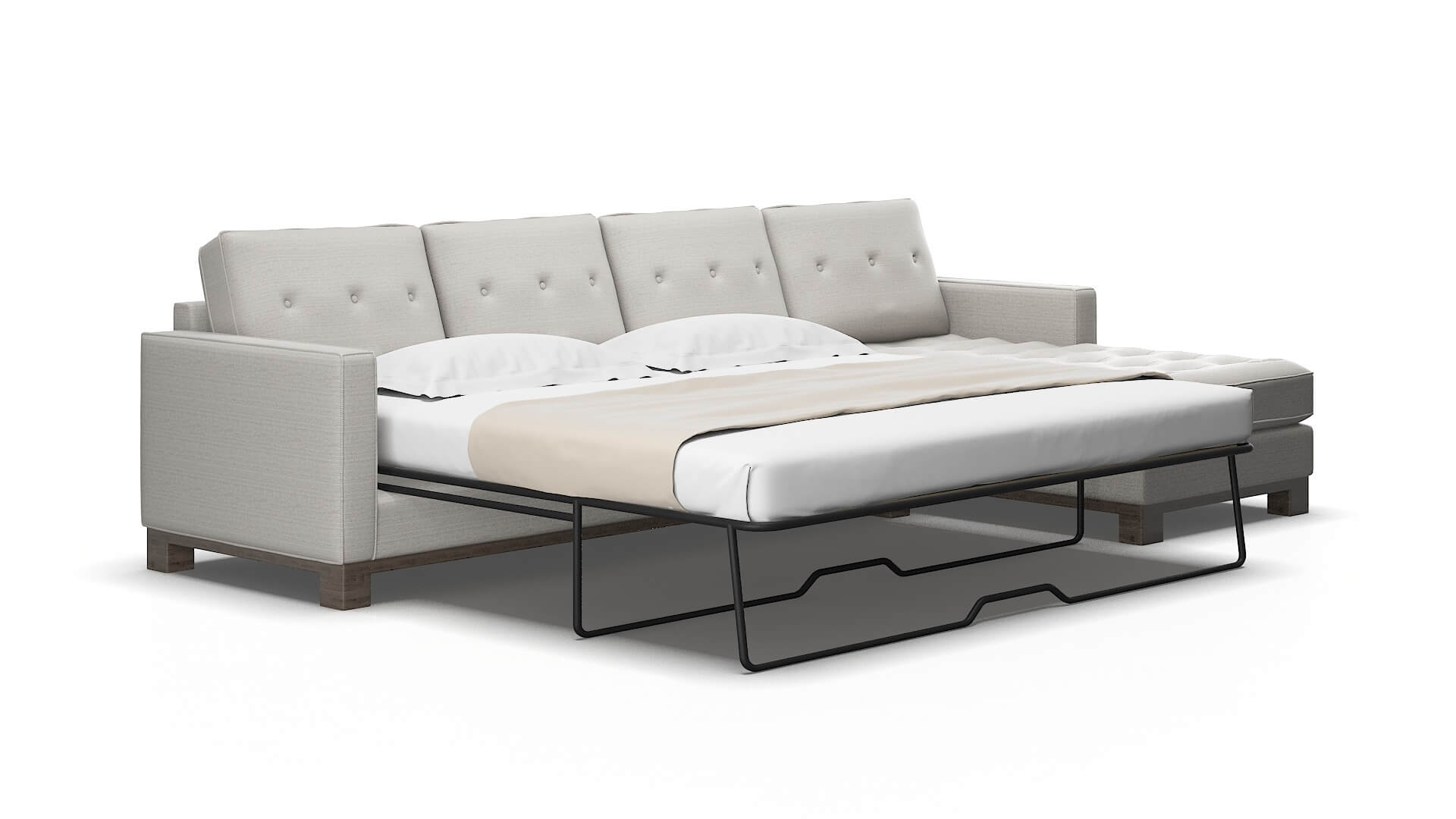 Syros Redondo stone Panel sleeper Espresso Legs  2
