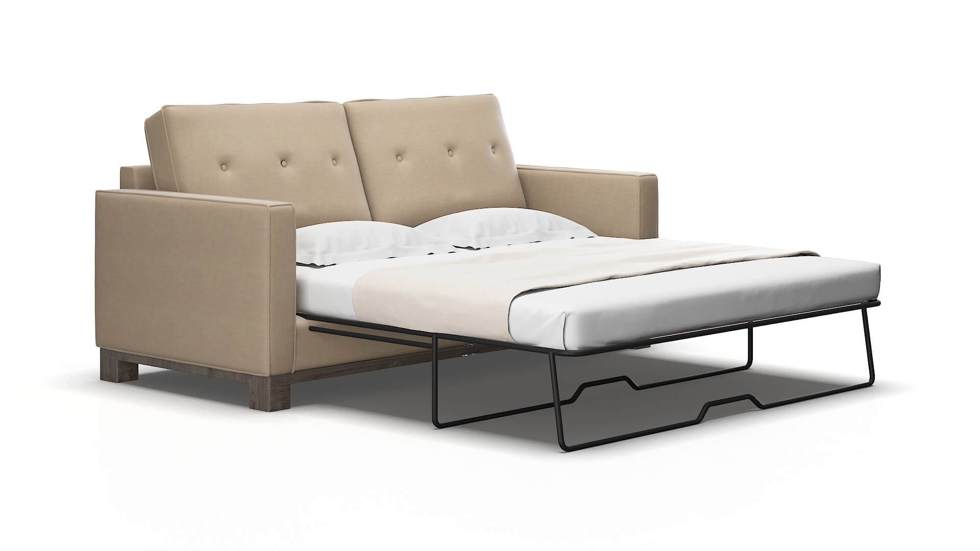 Syros Rocket cappuccino Sofa sleeper Espresso Legs  2