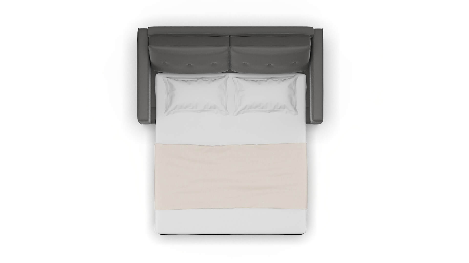 Syros Rocket Charcoal Sofa Sleeper Espresso legs 3