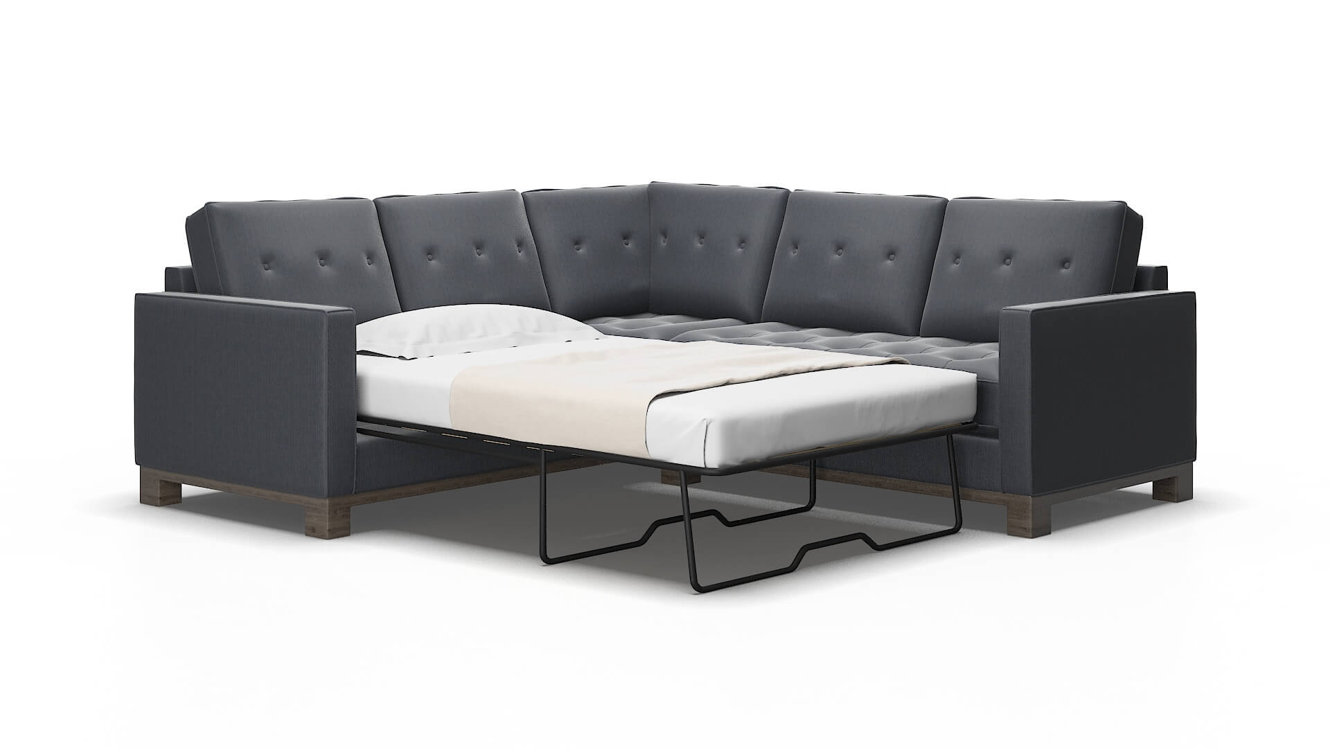 Syros Rocket eclipse Sectional sleeper Espresso Legs  2