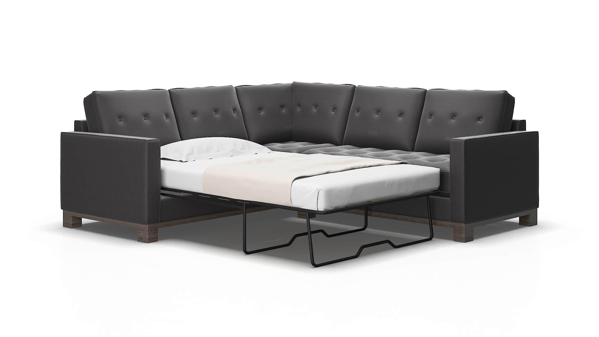Syros Royale eclipse Sectional sleeper Espresso Legs  2