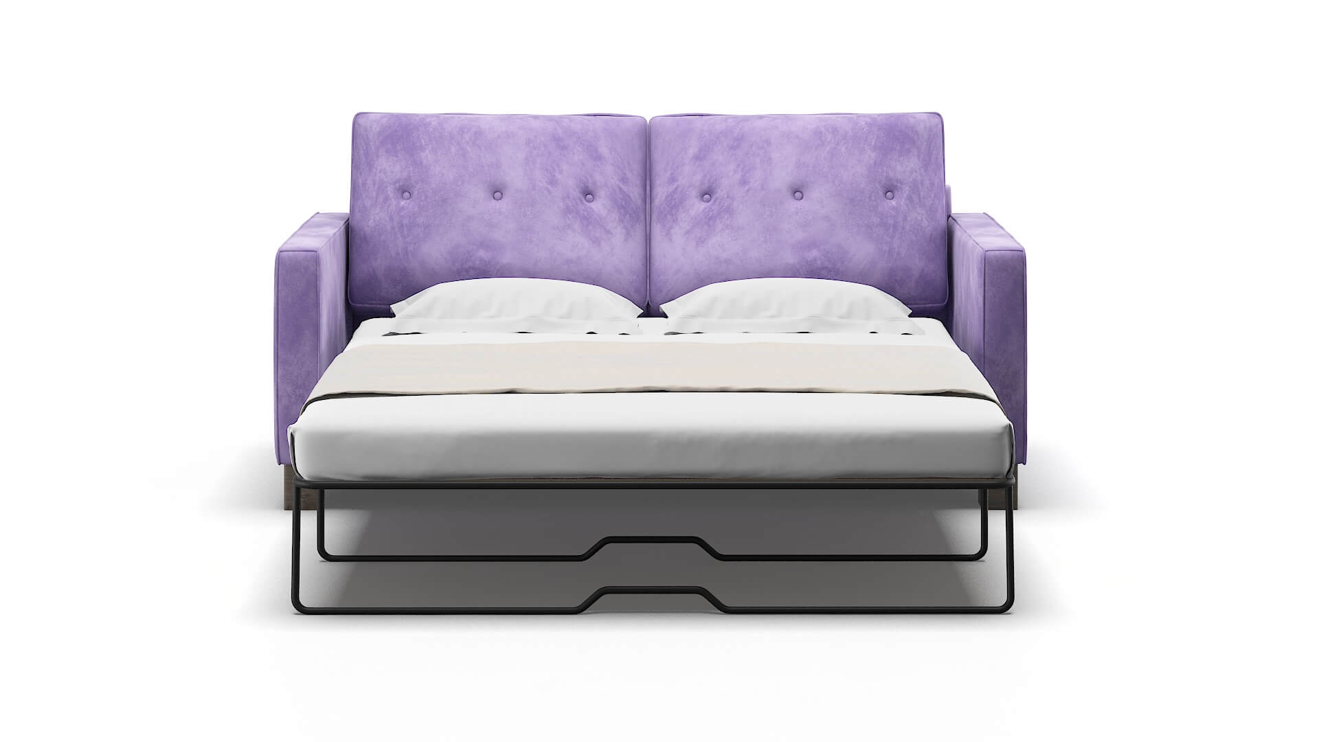 Syros Royale Lavender Sofa Sleeper Espresso legs 1