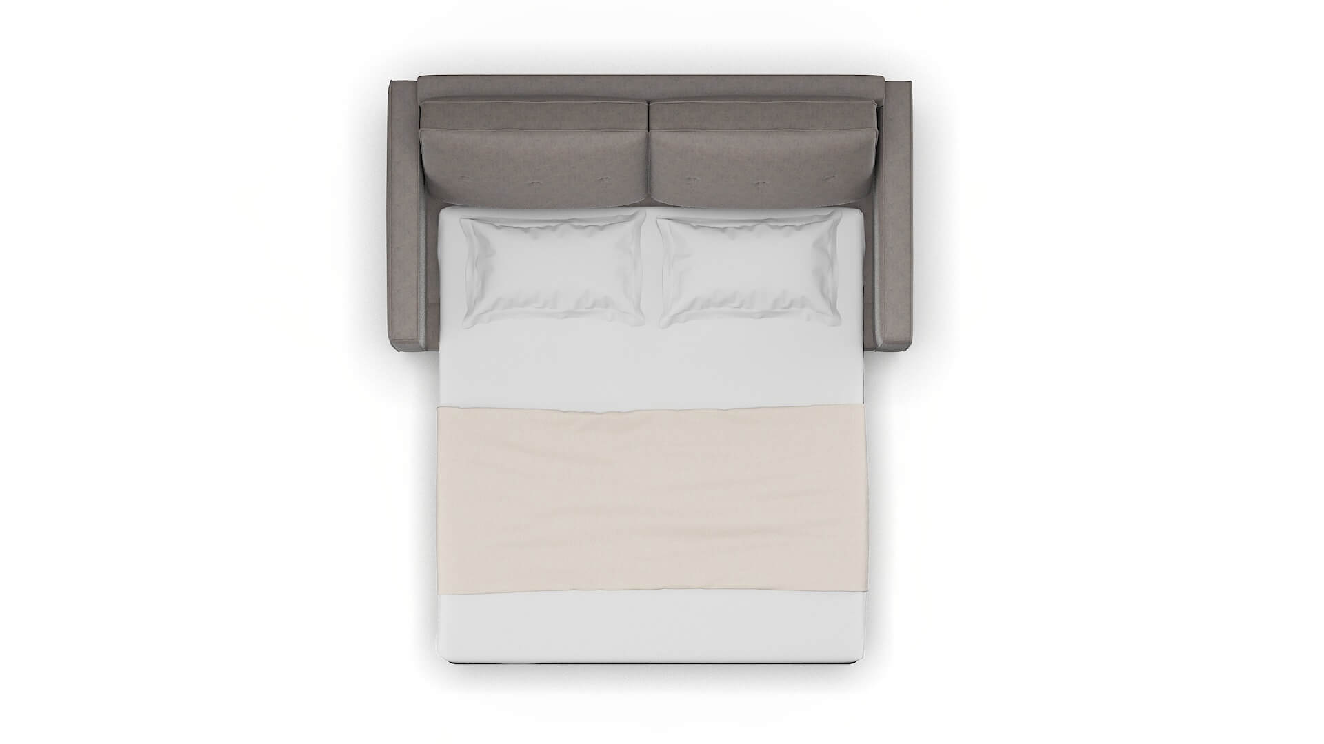 Syros Suave Slate Sofa Sleeper Espresso legs 3