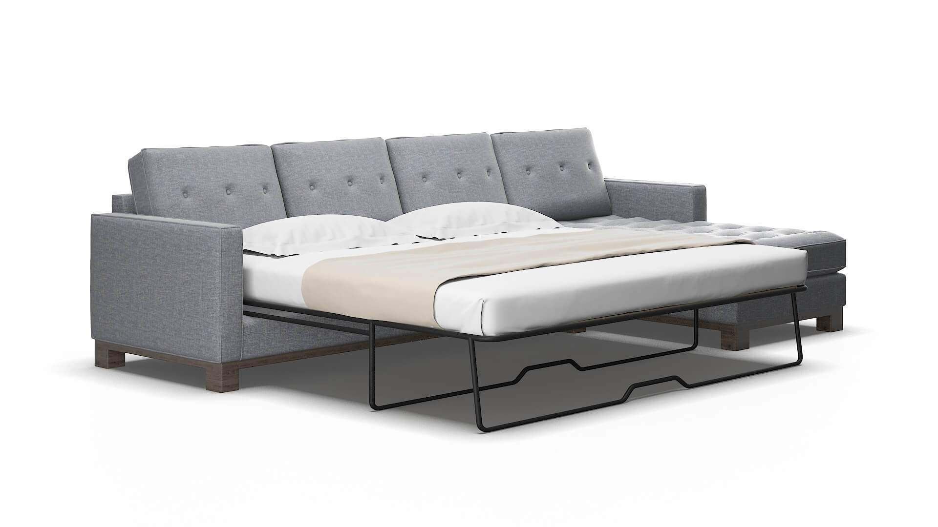 Syros Venus mist Panel sleeper Espresso Legs  2