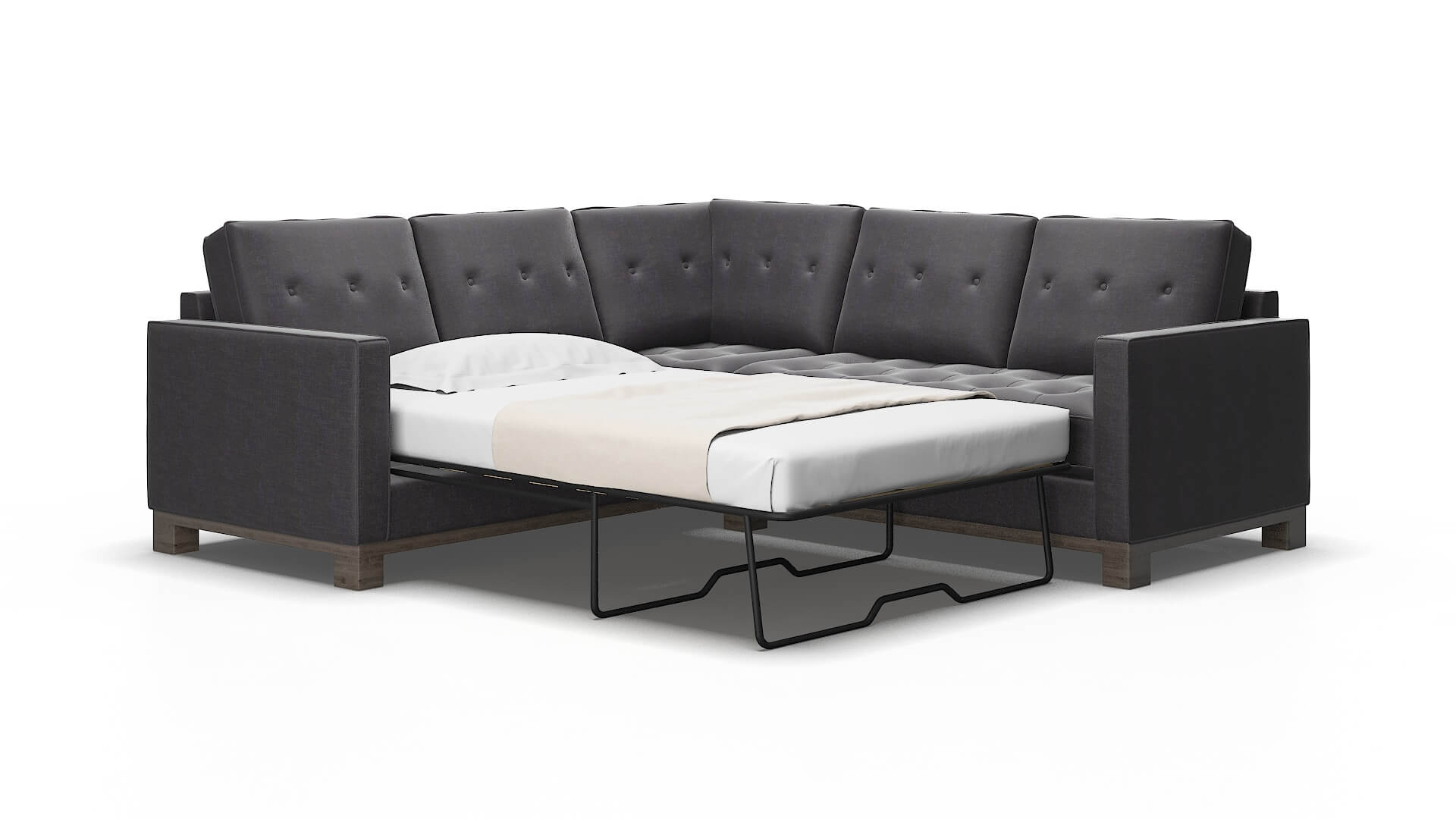 Syros Venus onyx Sectional sleeper Espresso Legs  2