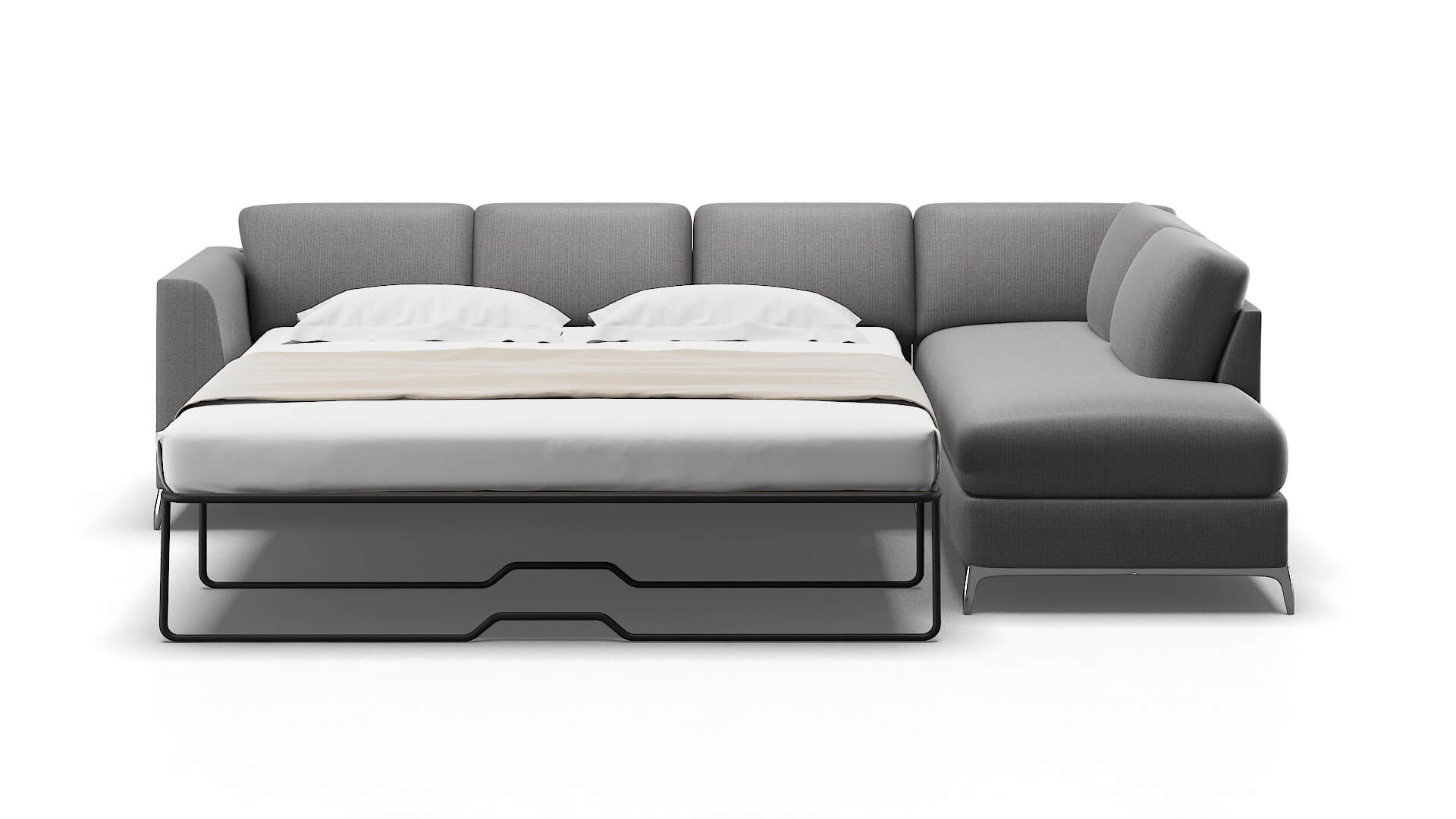 Toronto Avenger Zinc Panel Sleeper Espresso legs 1