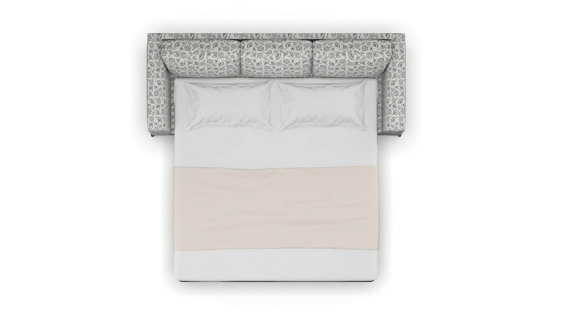 Toronto Avignon Sky Sofa Sleeper Espresso legs 3