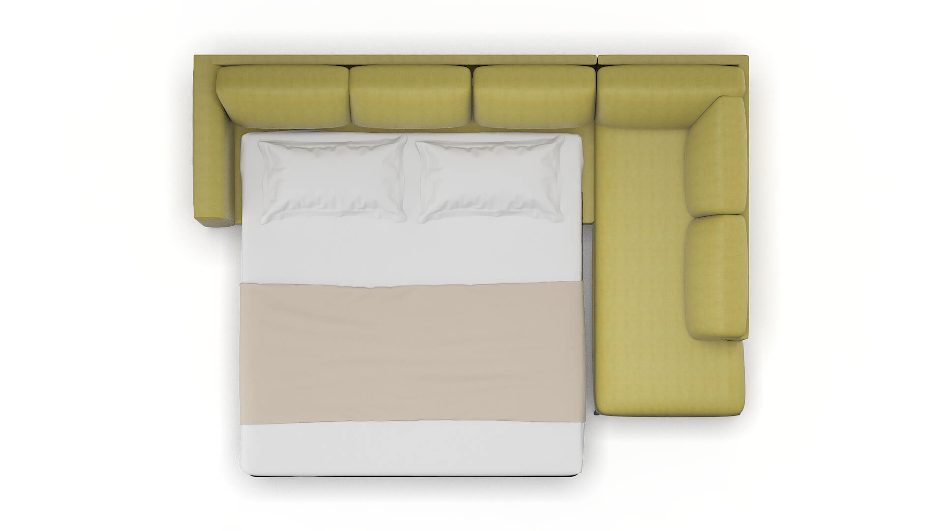 Toronto Bella Apple Panel Sleeper Espresso legs 3