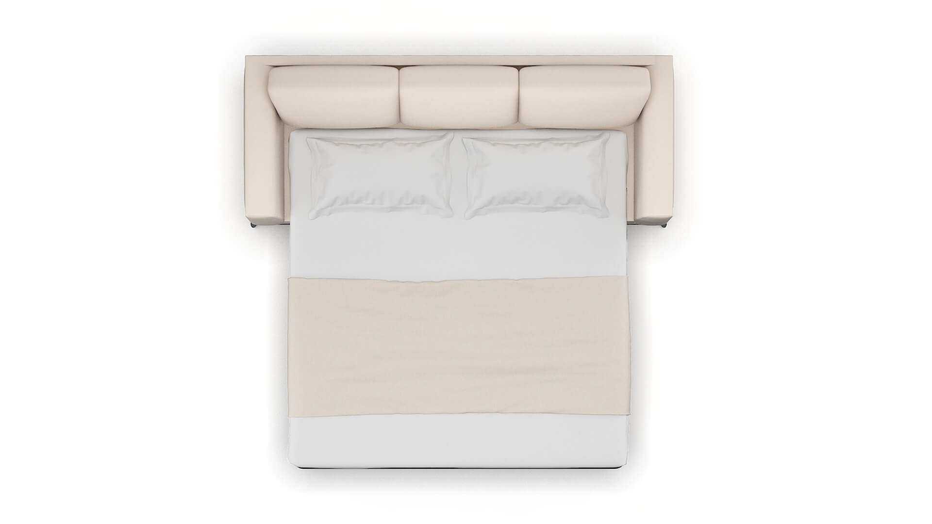 Toronto Bella Buckwheat Sofa Sleeper Espresso legs 3