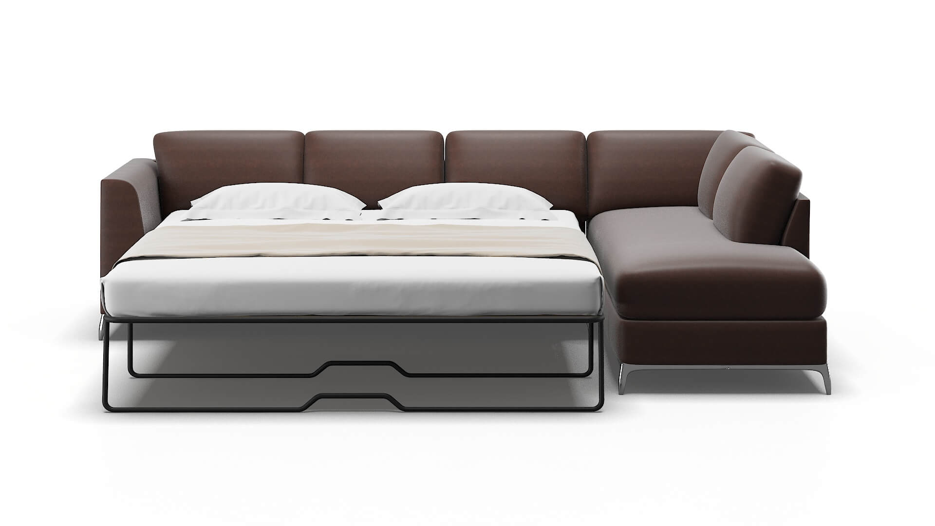 Toronto Bella Espresso Panel Sleeper Espresso legs 1