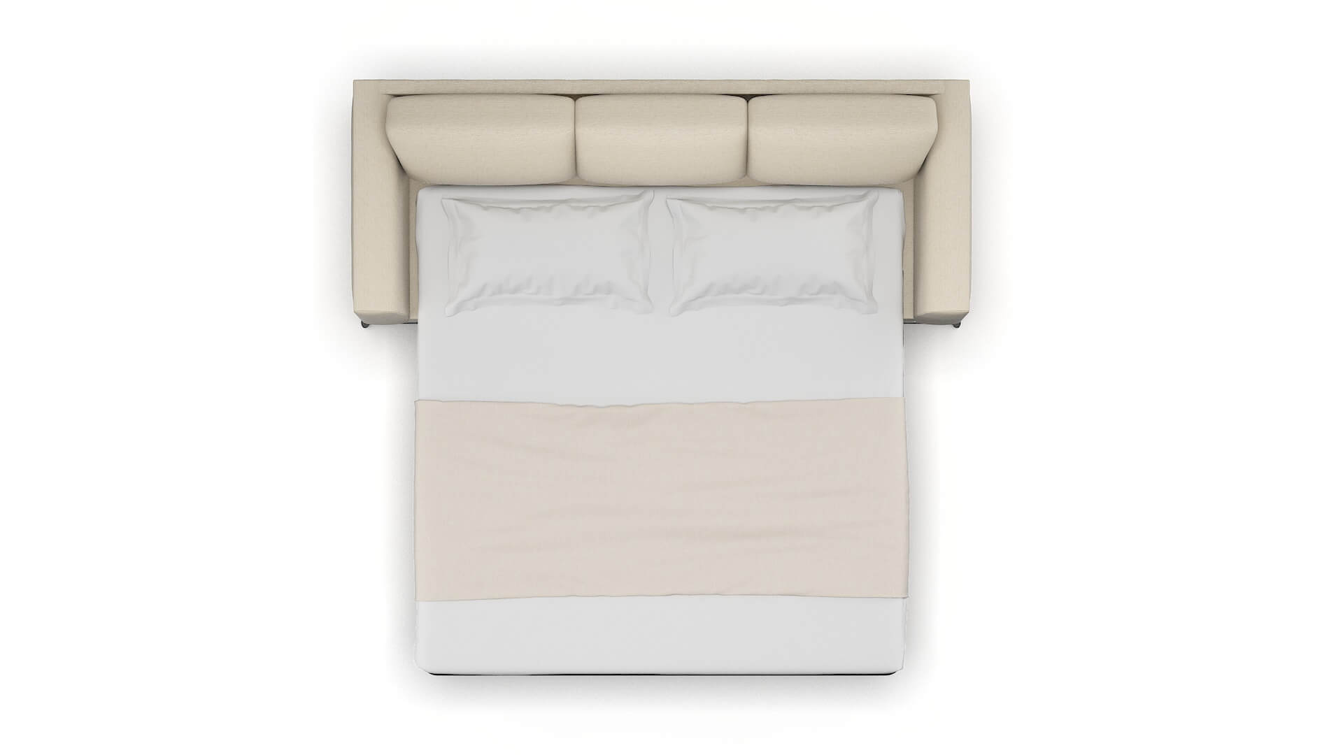 Toronto Chance Sand Sofa Sleeper Espresso legs 3