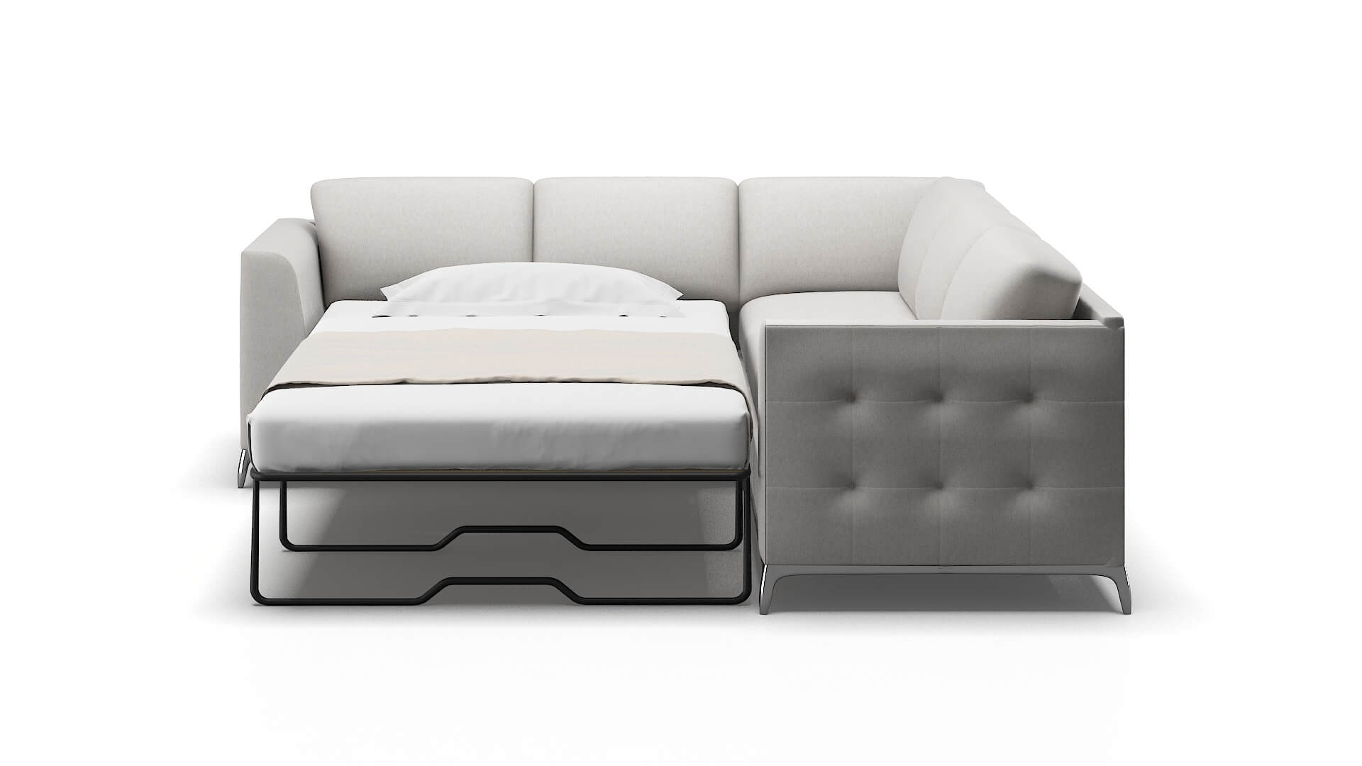 Toronto Curious Spa Sectional Sleeper Espresso legs 1