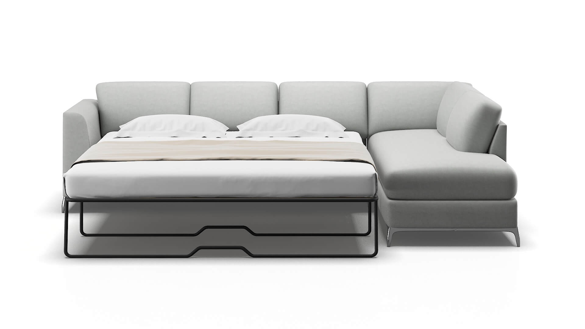 Toronto Dawson Platinum Panel Sleeper Espresso legs 1