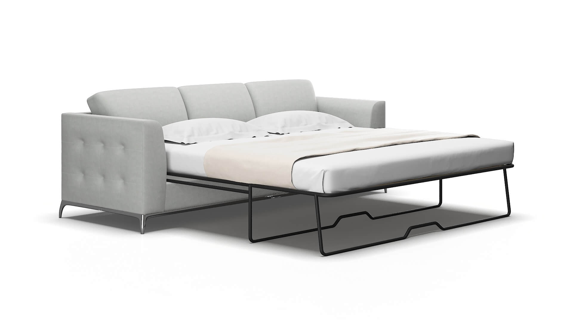 Toronto Dawson Platinum Sofa Sleeper Espresso legs 2