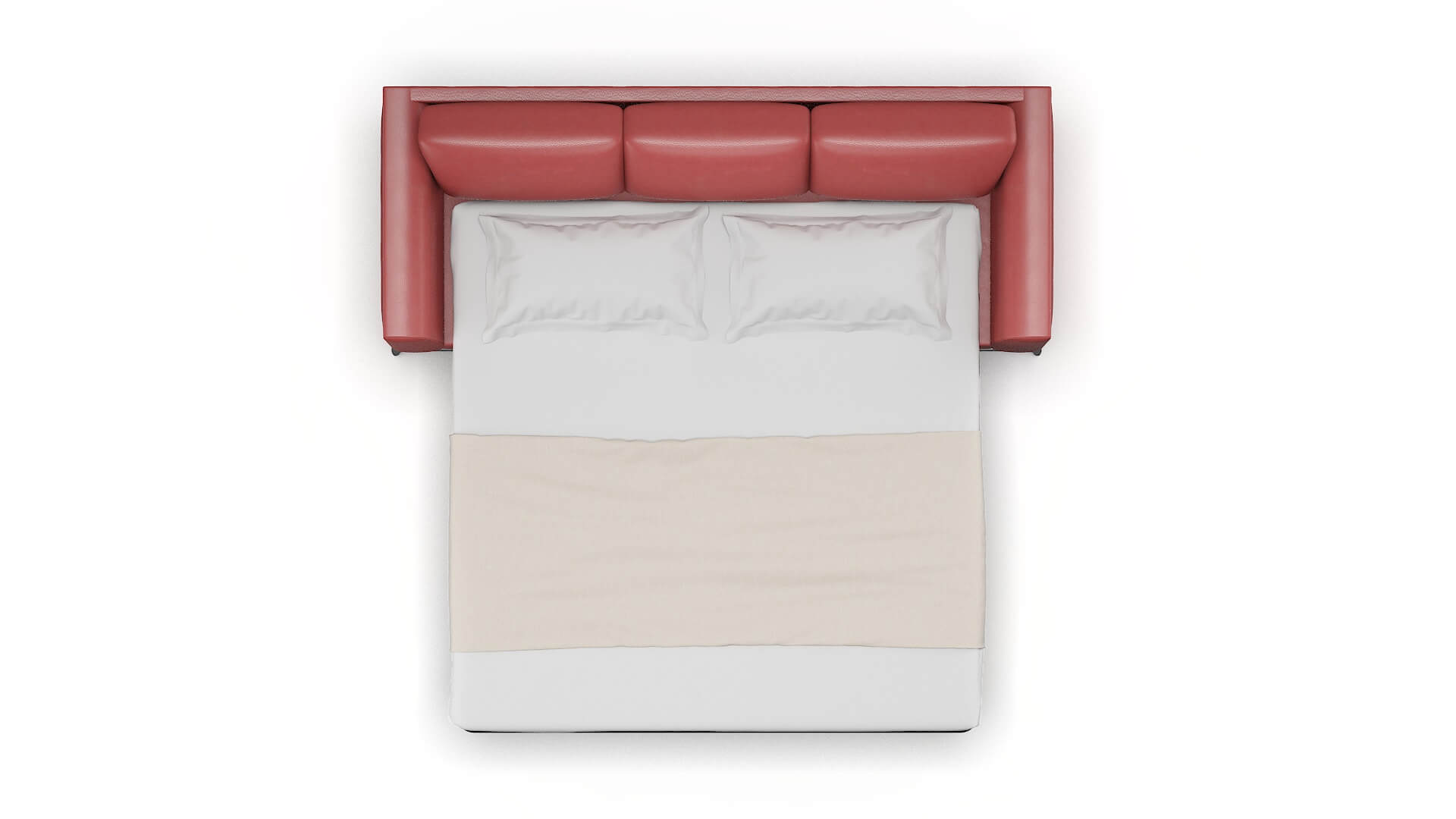 Toronto Dillion Cordovan Sofa Sleeper Espresso legs 3