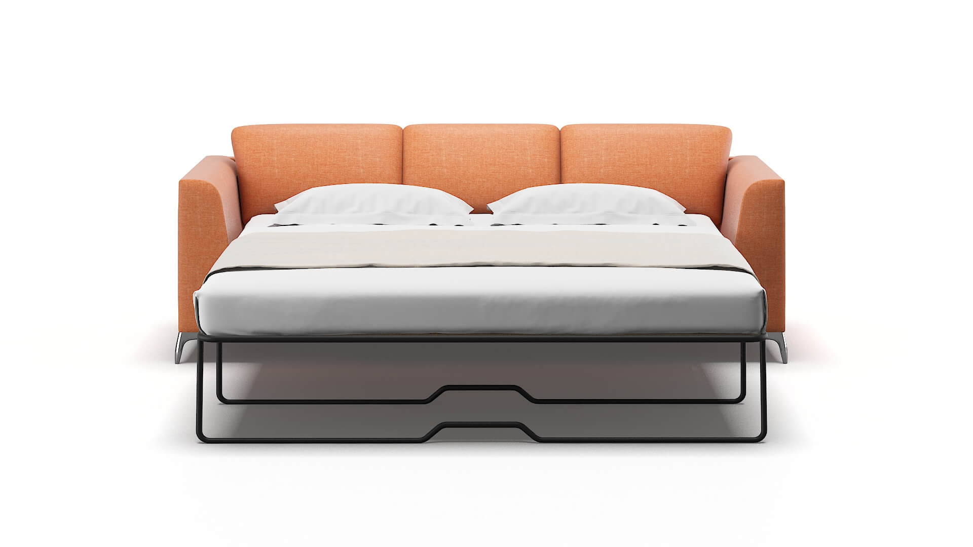 Toronto Durham Tangerine Sofa Sleeper Espresso legs 1