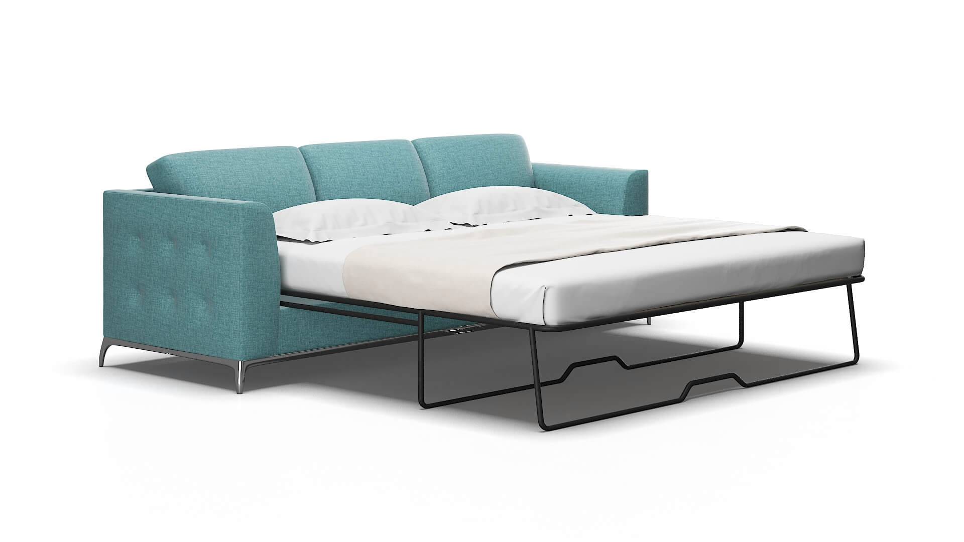 Toronto Elliot Teal Sofa Sleeper Espresso legs 2