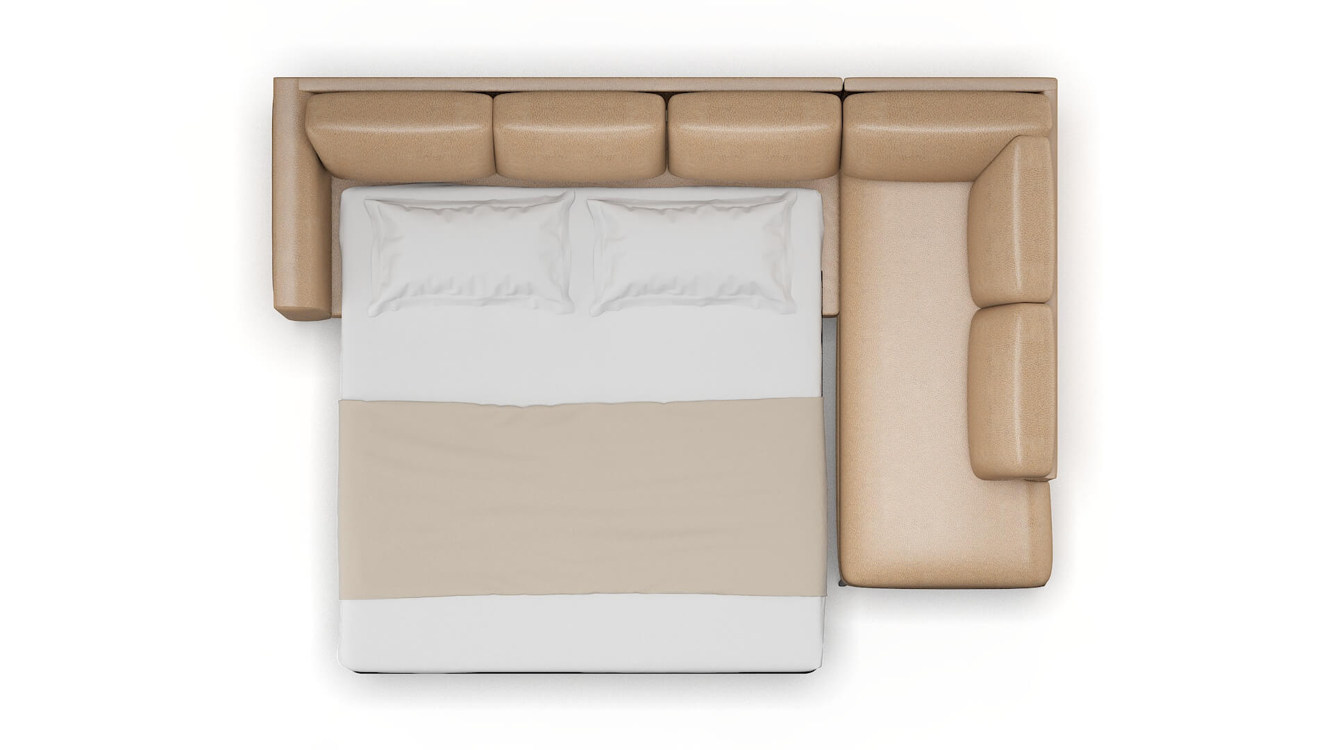 Toronto Ford Dune Panel Sleeper Espresso legs 3