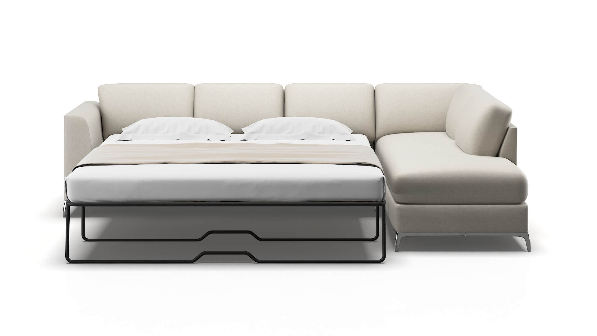 Toronto Insight Dove Panel Sleeper Espresso legs 1