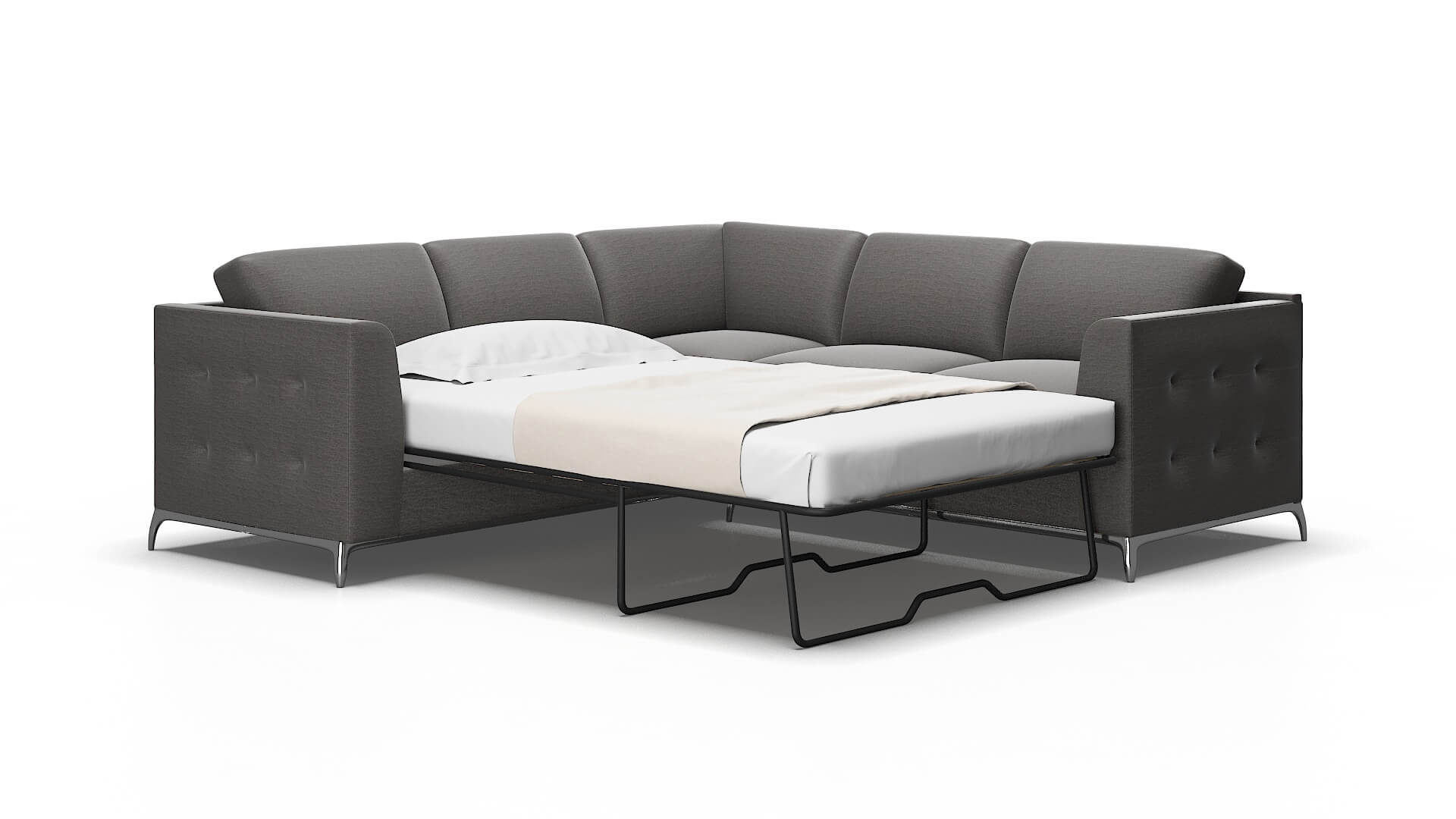 Toronto Insight Eclipse Sectional Sleeper Espresso legs 2