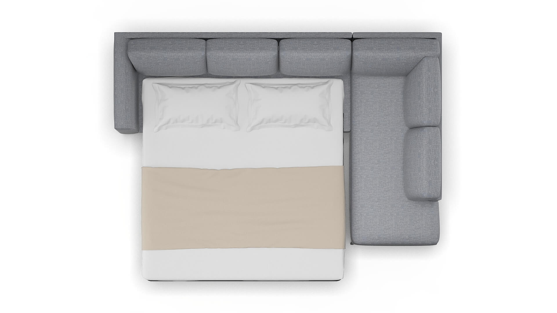 Toronto Keylargo Ash Panel Sleeper Espresso legs 3