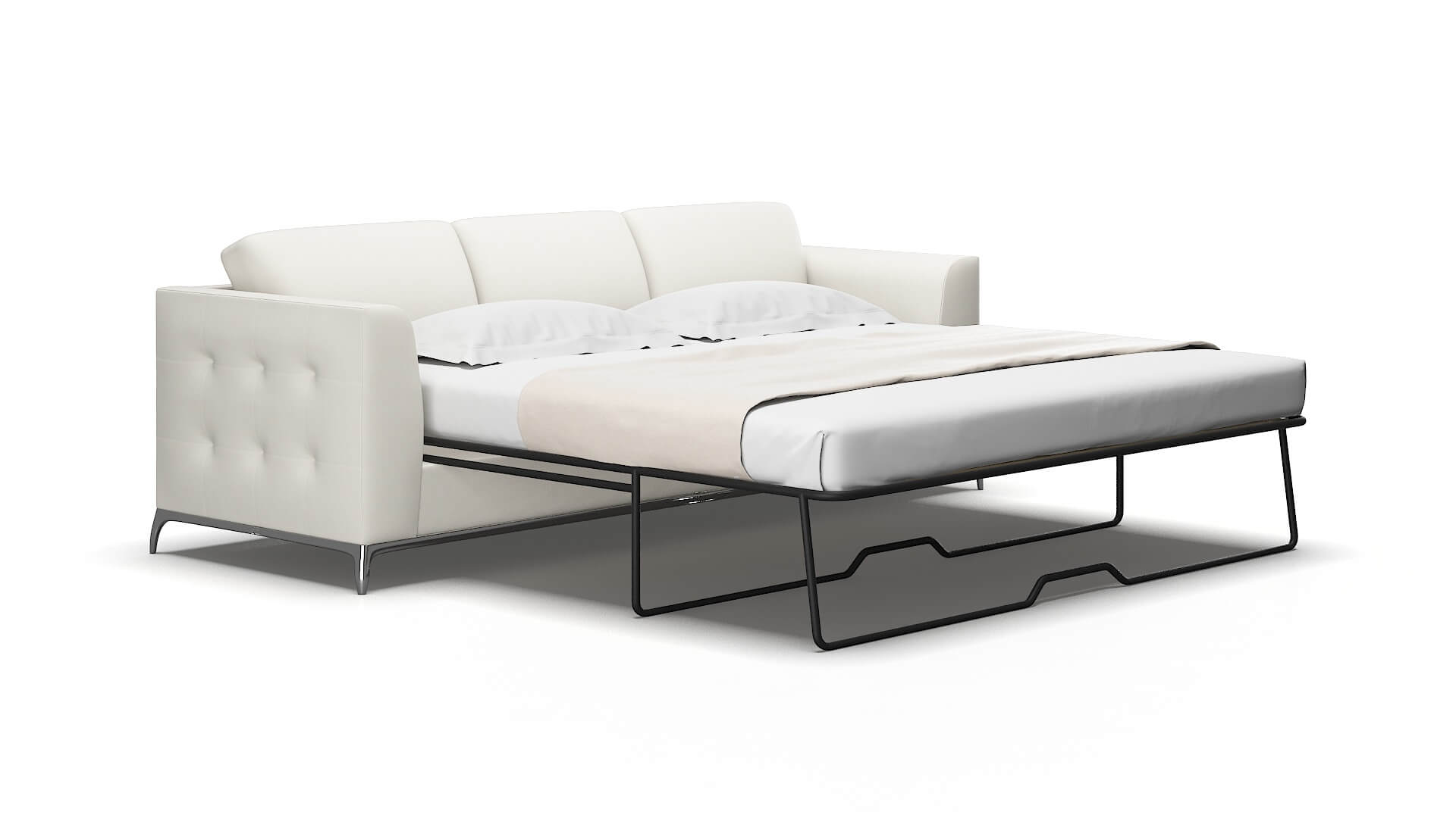 Toronto Keylargo Oatmeal Sofa Sleeper Espresso legs 2