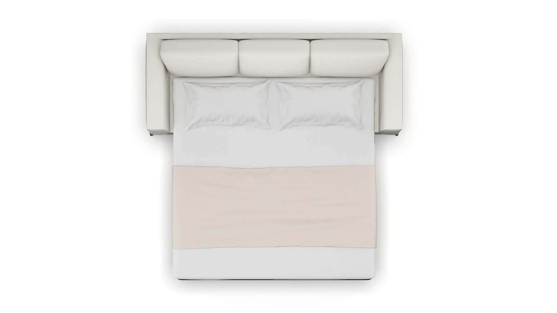 Toronto Keylargo Oatmeal Sofa Sleeper Espresso legs 3