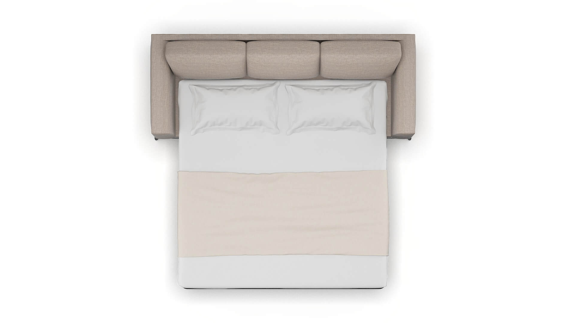 Toronto Keylargo Pumice Sofa Sleeper Espresso legs 3