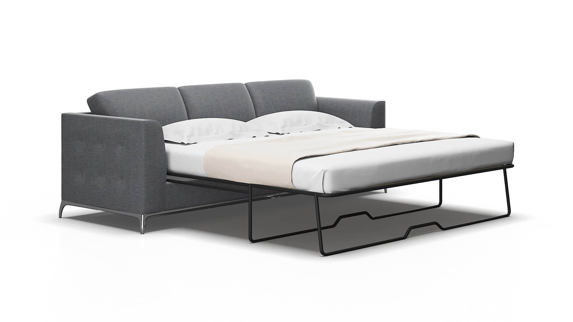 Toronto Lana Onyx Sofa Sleeper Espresso legs 2