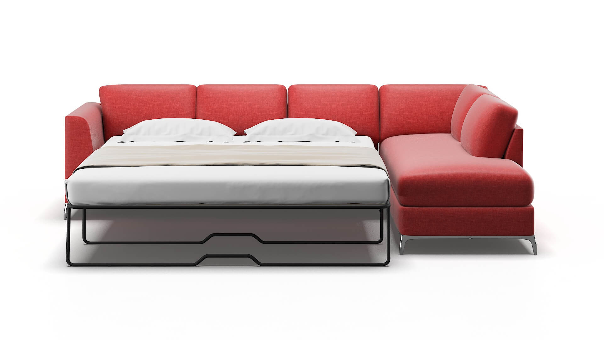 Toronto Leslie Poppy Panel Sleeper Espresso legs 1