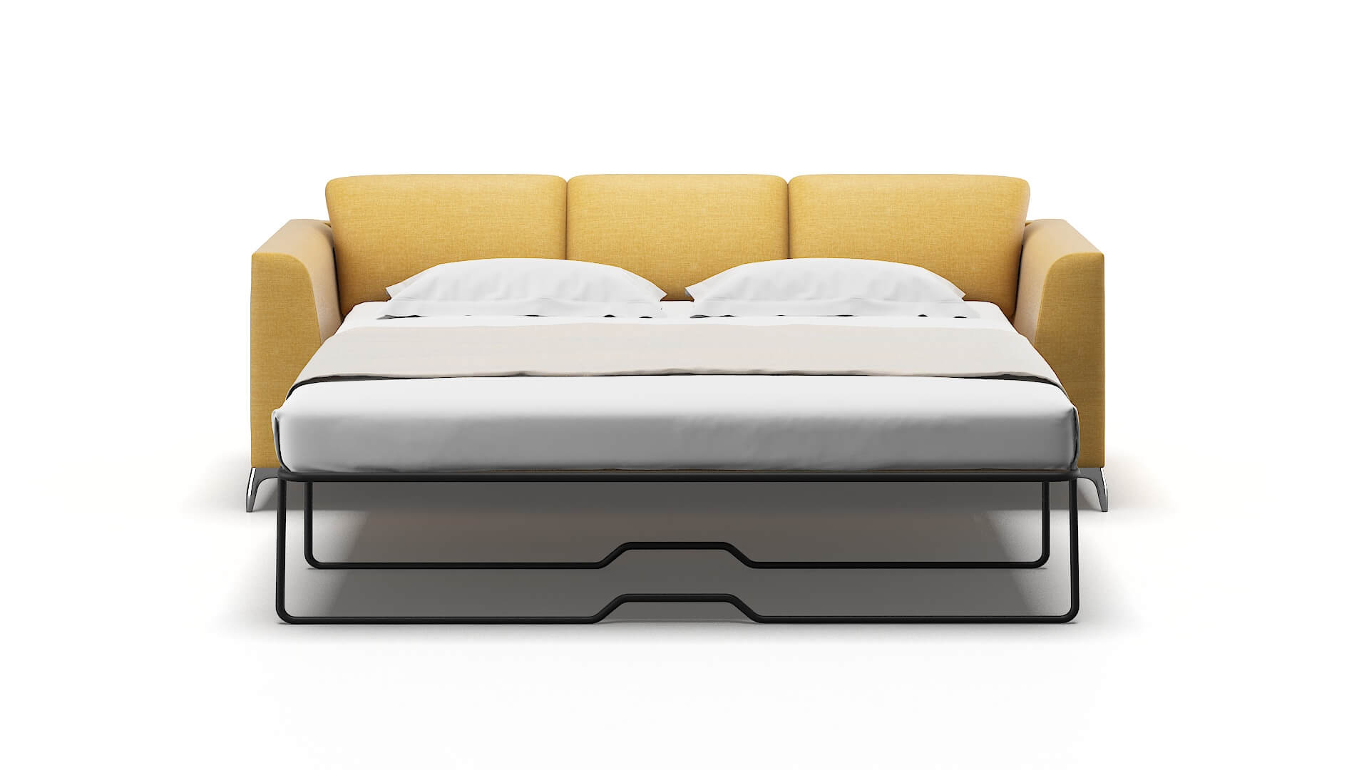 Toronto Leslie Saffron Sofa Sleeper Espresso legs 1
