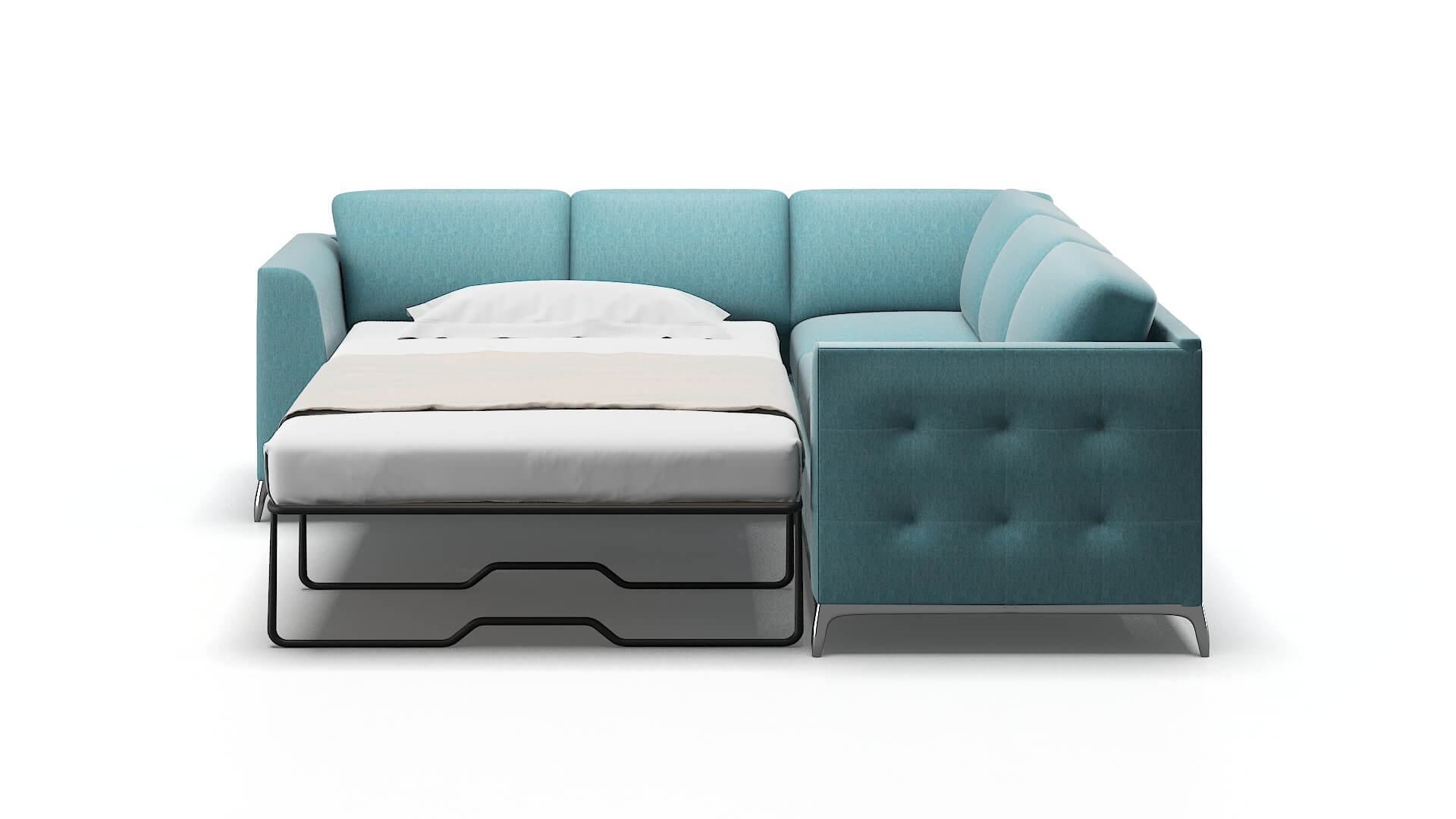 Toronto Naples Pool Sectional Sleeper Espresso legs 1