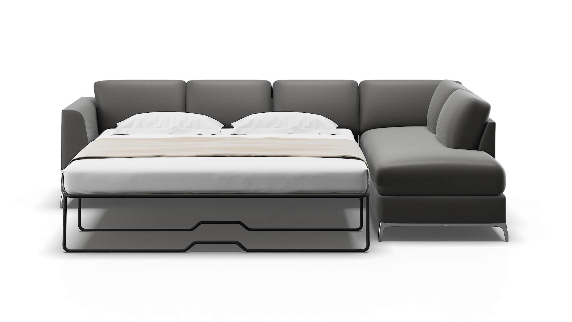 Toronto Oakley Charcoal Panel Sleeper Espresso legs 1