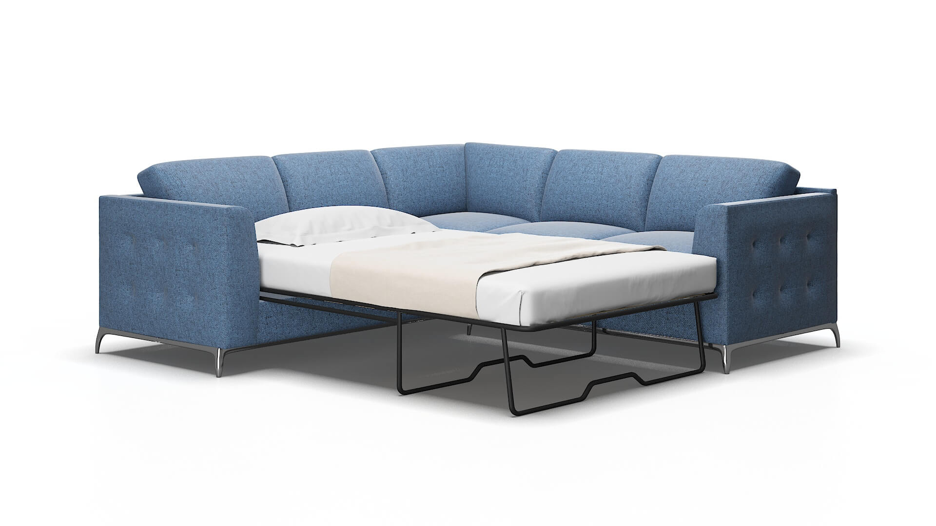 Toronto Oceanside Marine Sectional Sleeper Espresso legs 2