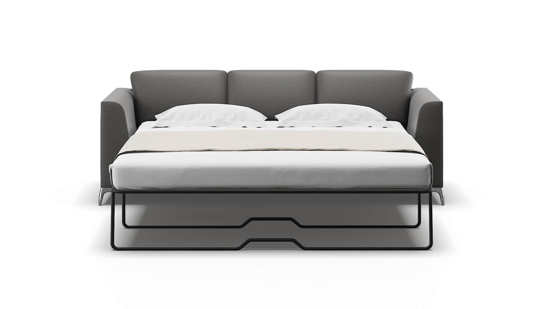 Toronto Oscar Grey Sofa Sleeper Espresso legs 1