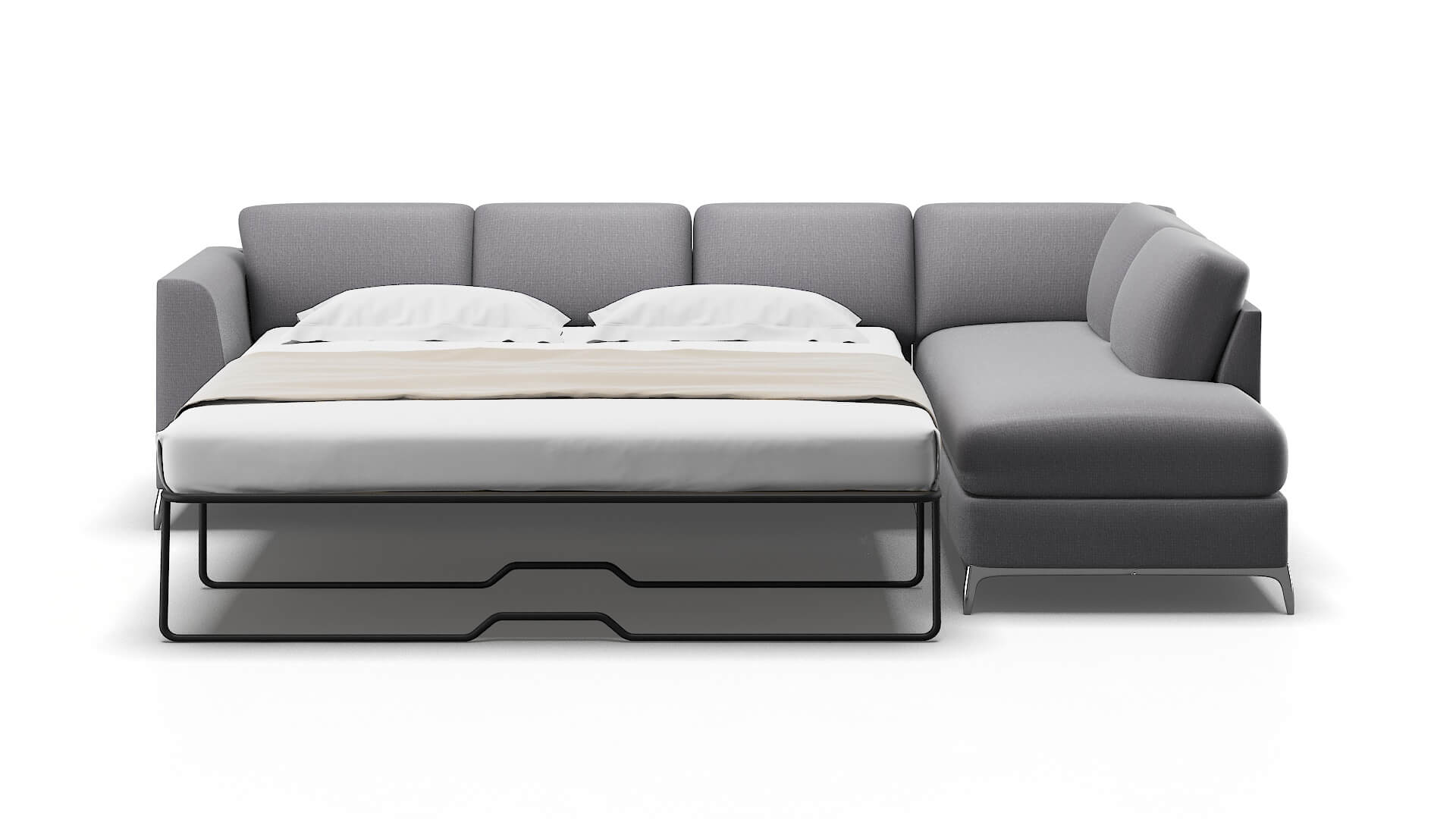 Toronto Parker Ash Panel Sleeper Espresso legs 1