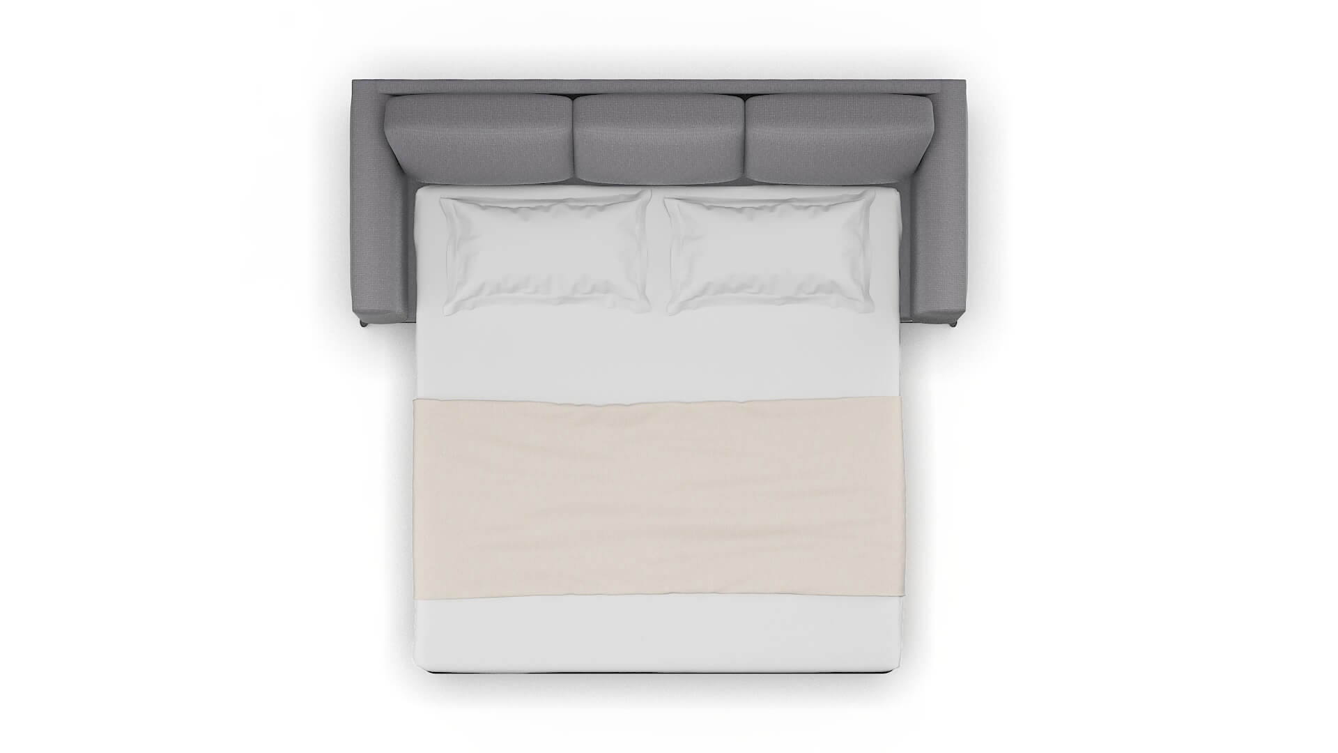 Toronto Parker Ash Sofa Sleeper Espresso legs 3