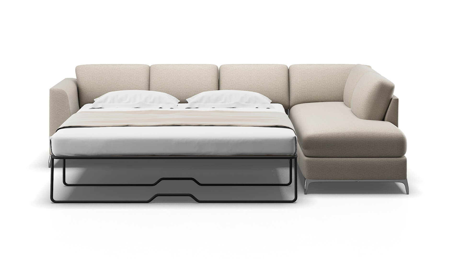 Toronto Parker Wheat Panel Sleeper Espresso legs 1