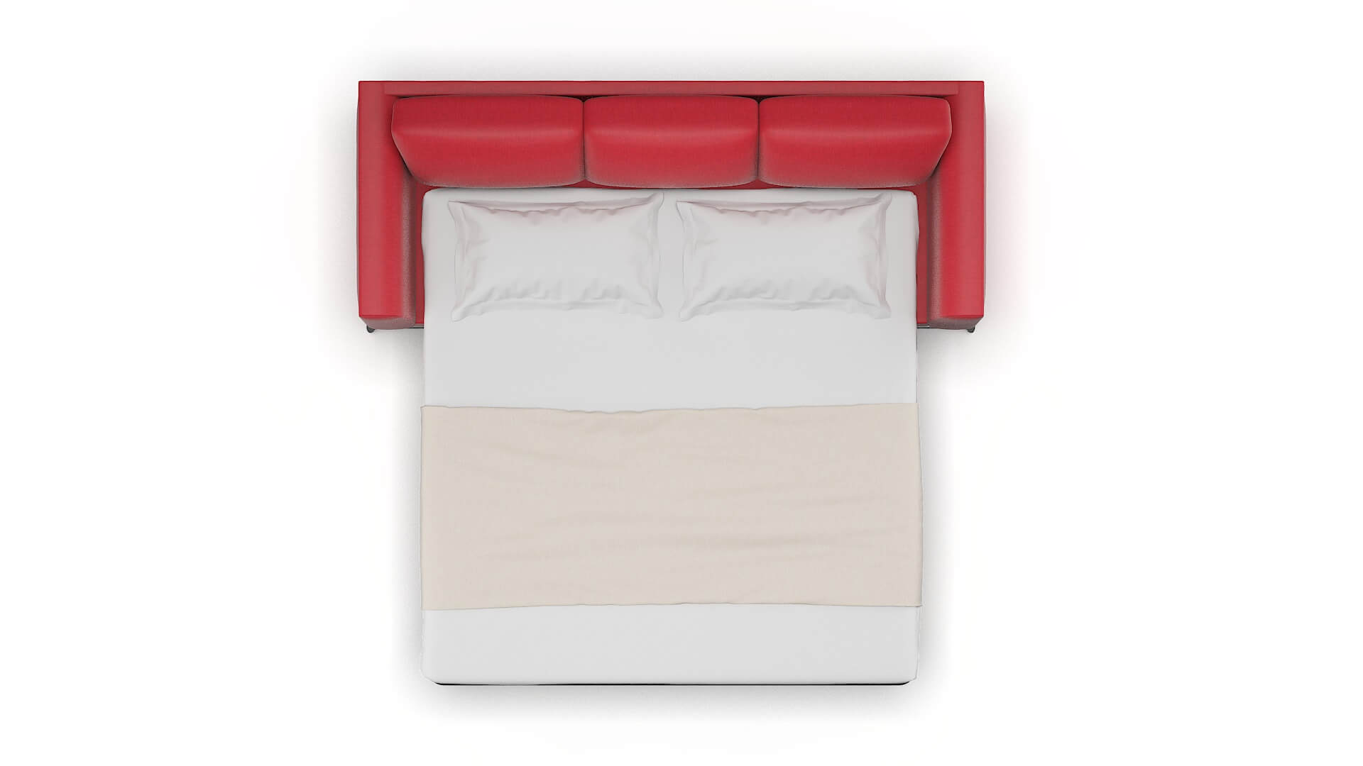 Toronto Pauline Ruby Sofa Sleeper Espresso legs 3