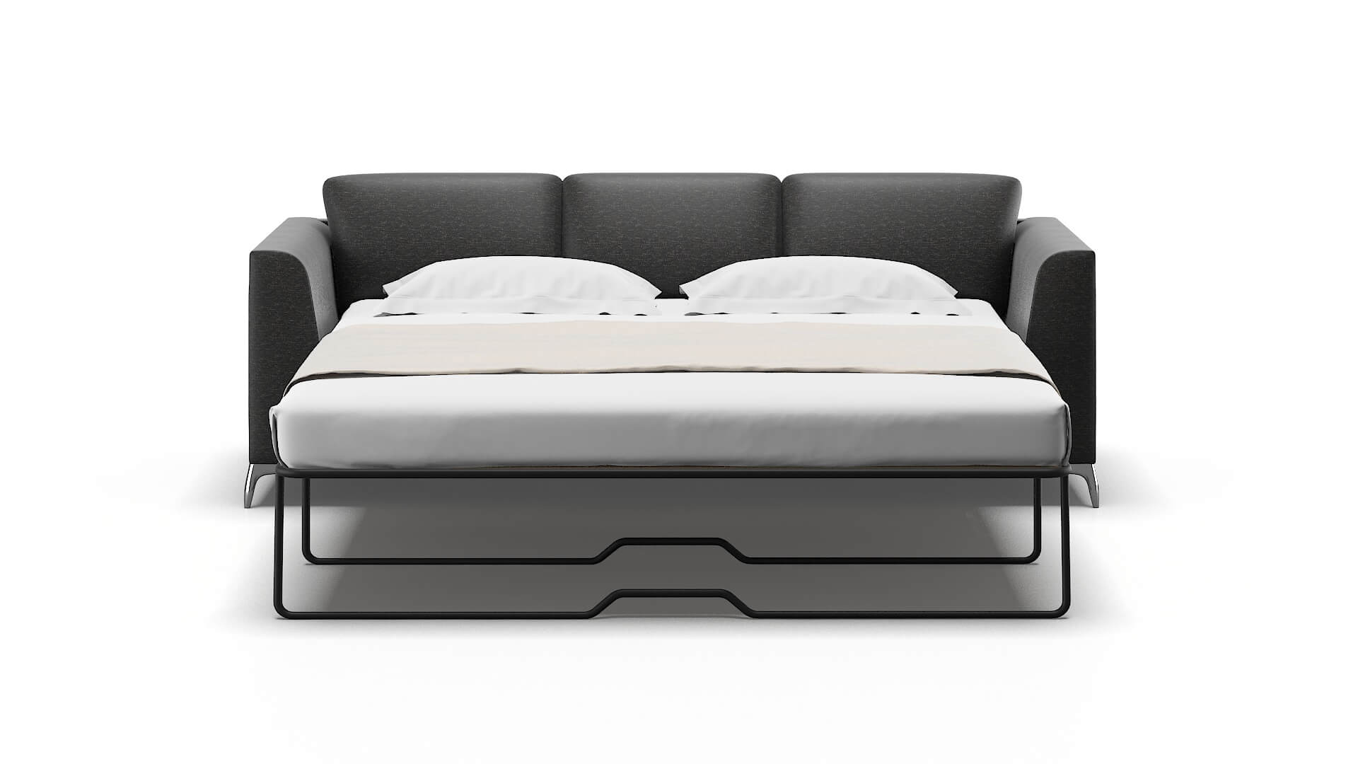 Toronto Phoenix Charcoal Sofa Sleeper Espresso legs 1