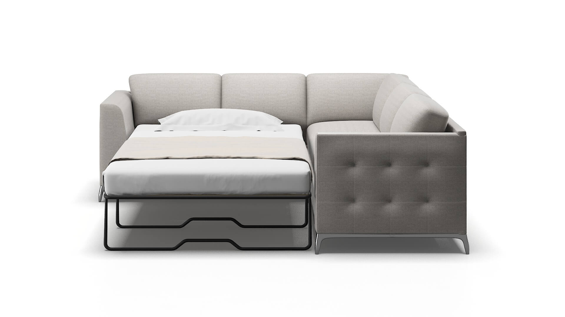 Toronto Phoenix Sterling Sectional Sleeper Espresso legs 1