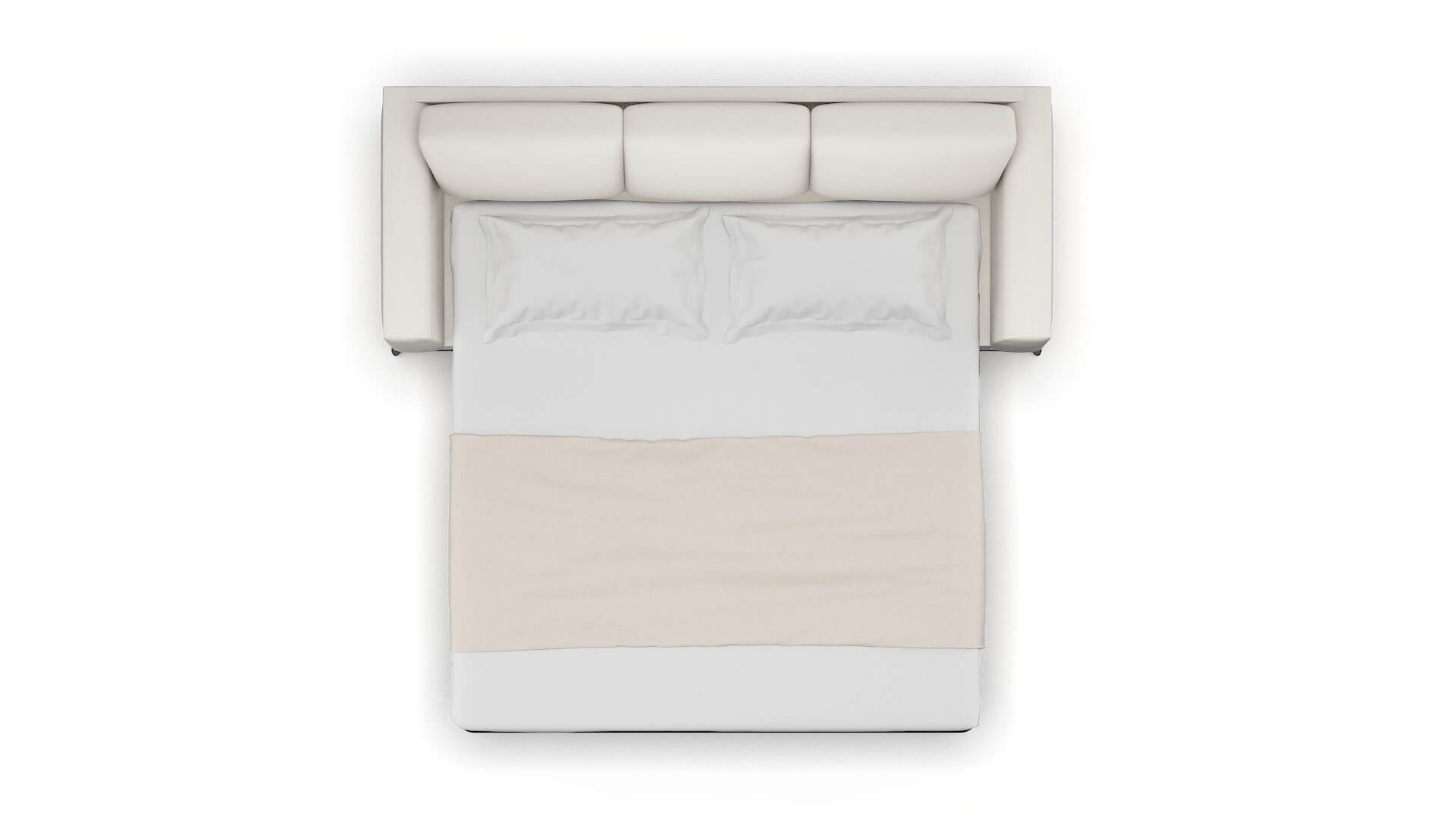 Toronto Redondo Pearl Sofa Sleeper Espresso legs 3