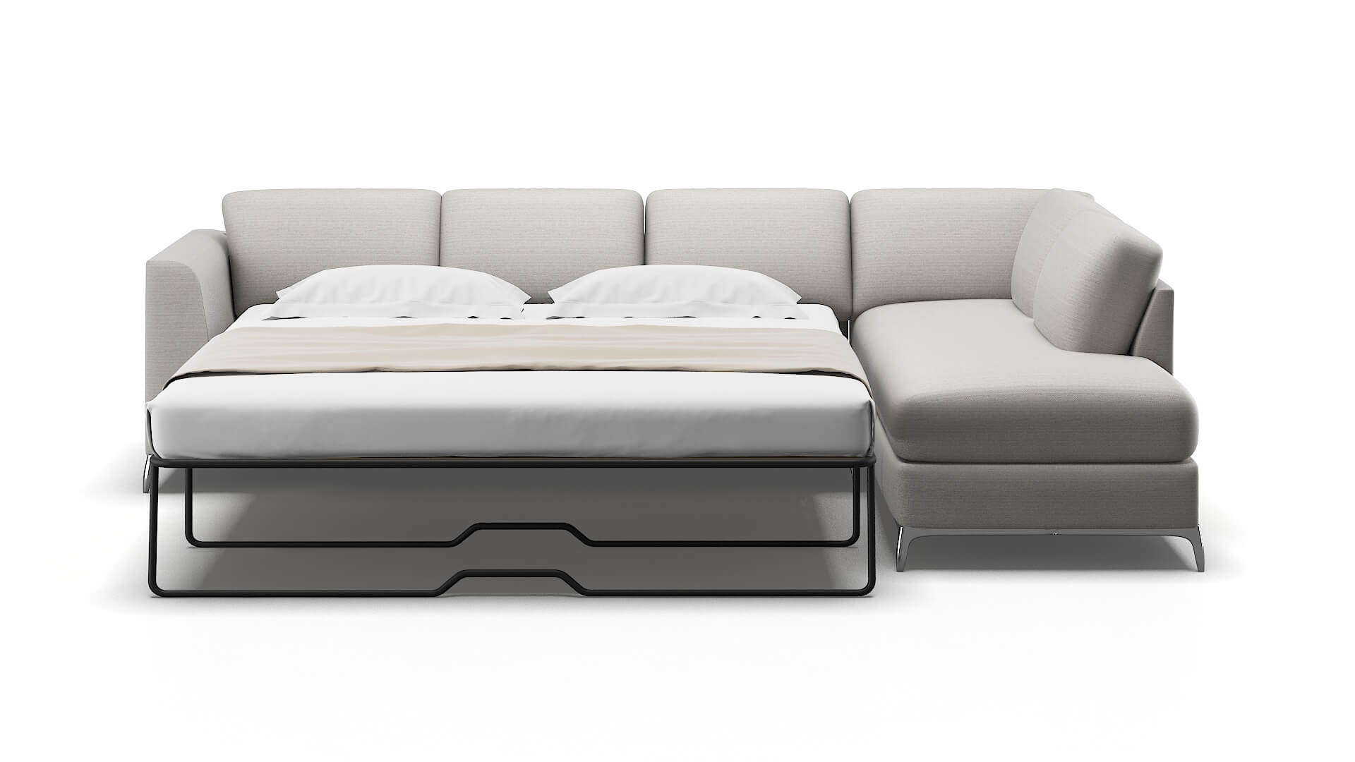 Toronto Redondo Stone Panel Sleeper Espresso legs 1