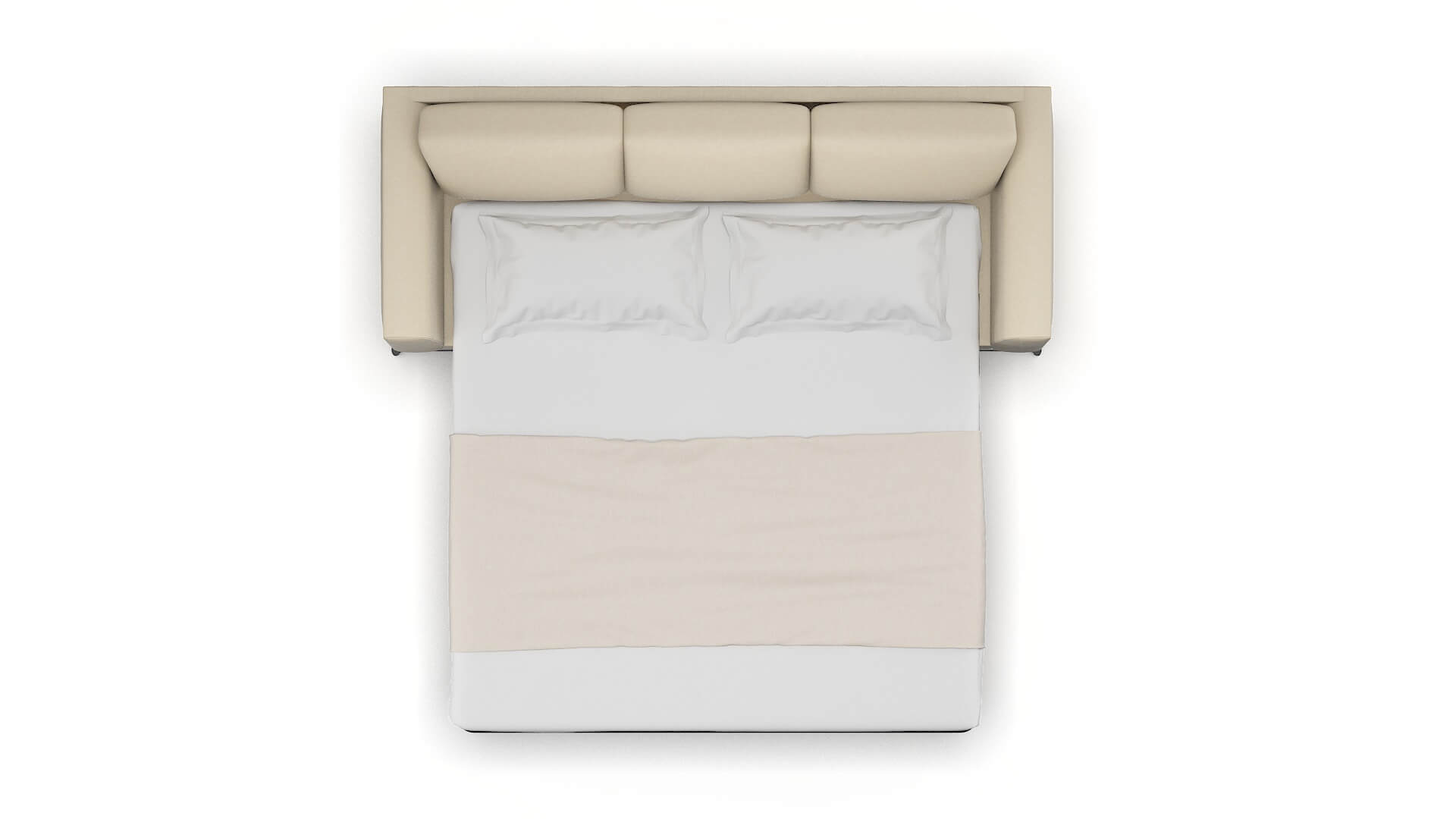 Toronto Rocket Sand Sofa Sleeper Espresso legs 3