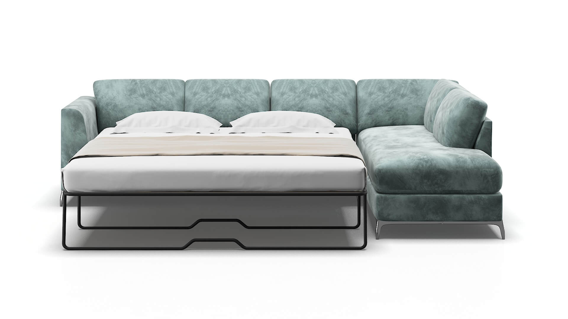 Toronto Royale Cloud Panel Sleeper Espresso legs 1