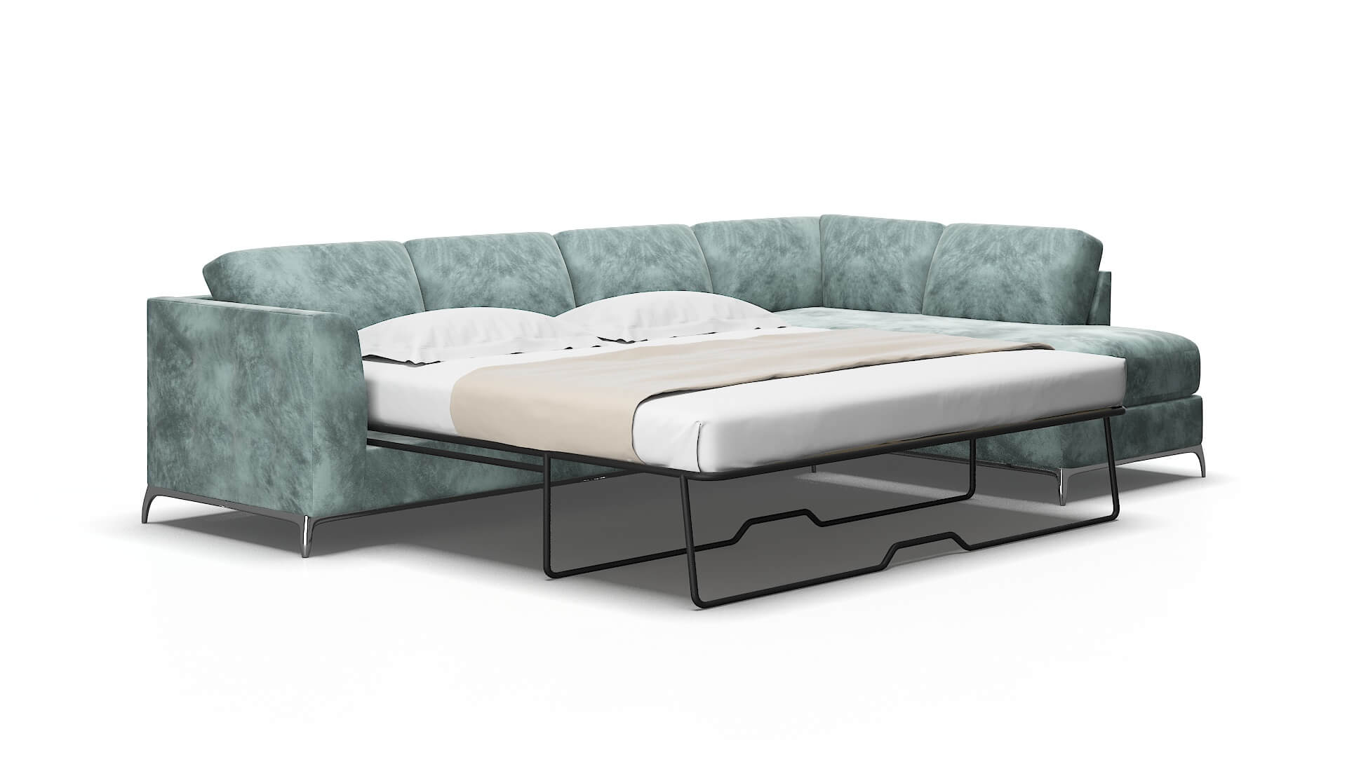 Toronto Royale Cloud Panel Sleeper Espresso legs 2