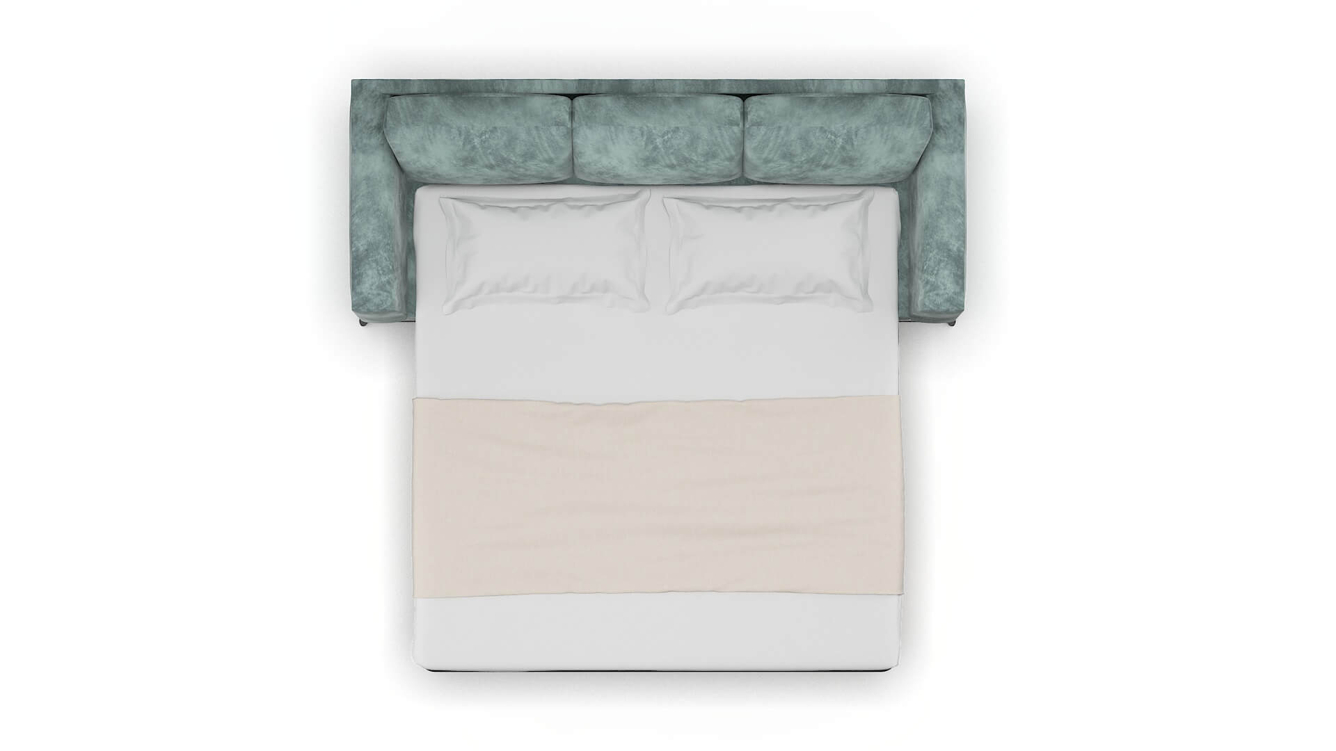 Toronto Royale Cloud Sofa Sleeper Espresso legs 3