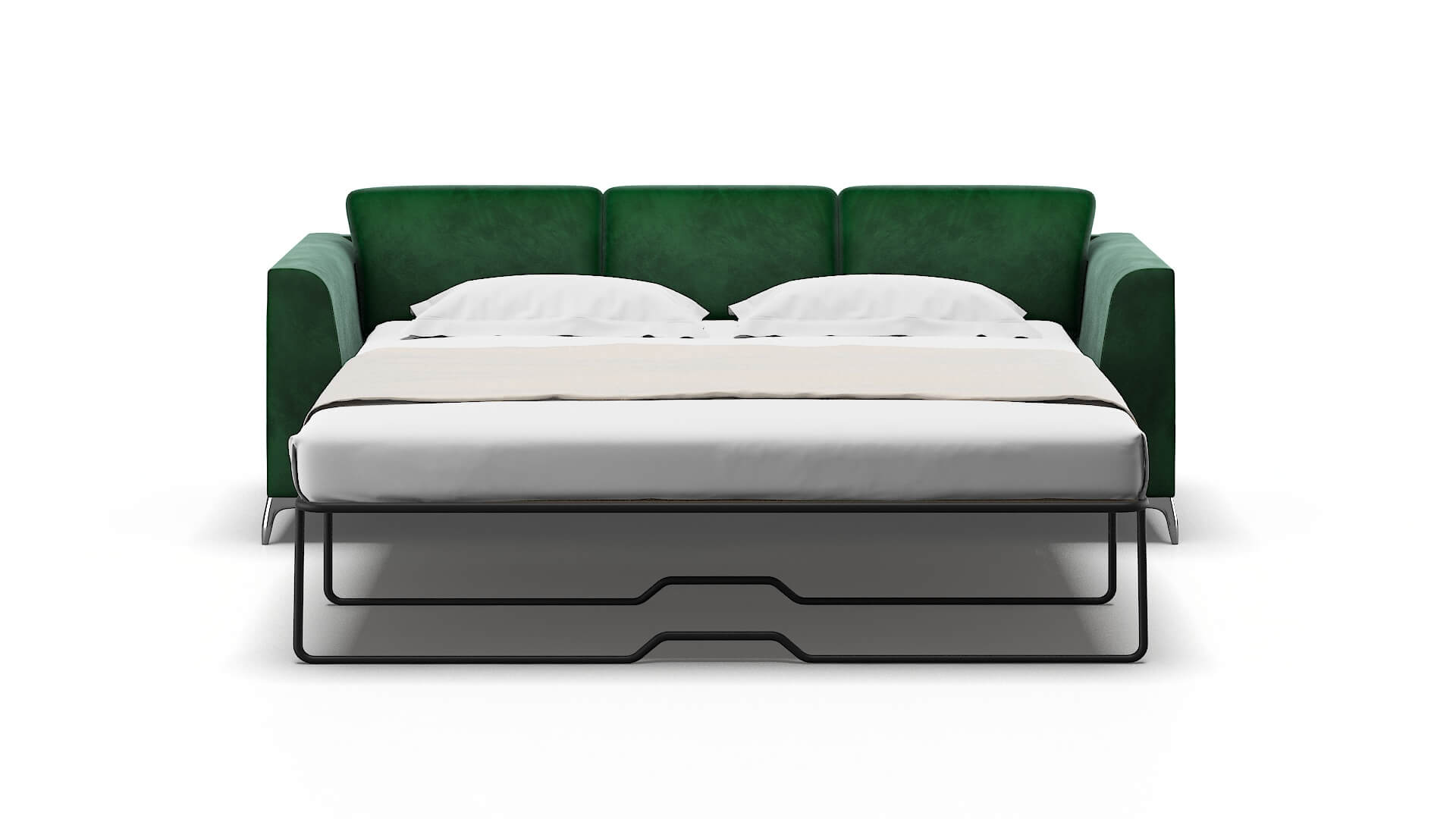 Toronto Royale Evergreen Sofa Sleeper Espresso legs 1
