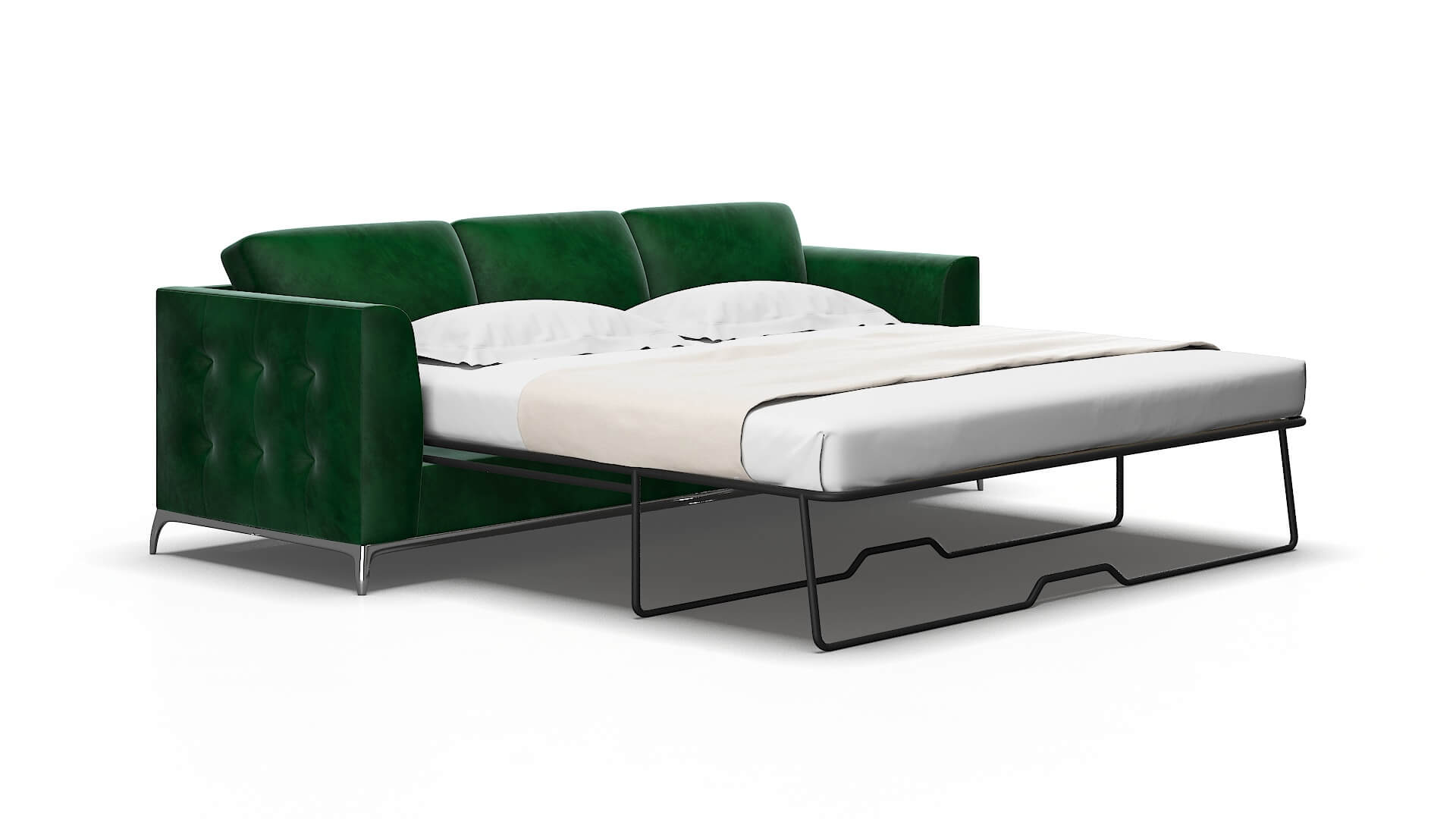 Toronto Royale Evergreen Sofa Sleeper Espresso legs 2