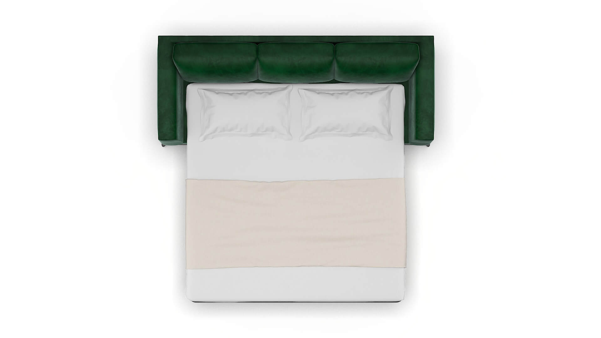 Toronto Royale Evergreen Sofa Sleeper Espresso legs 3